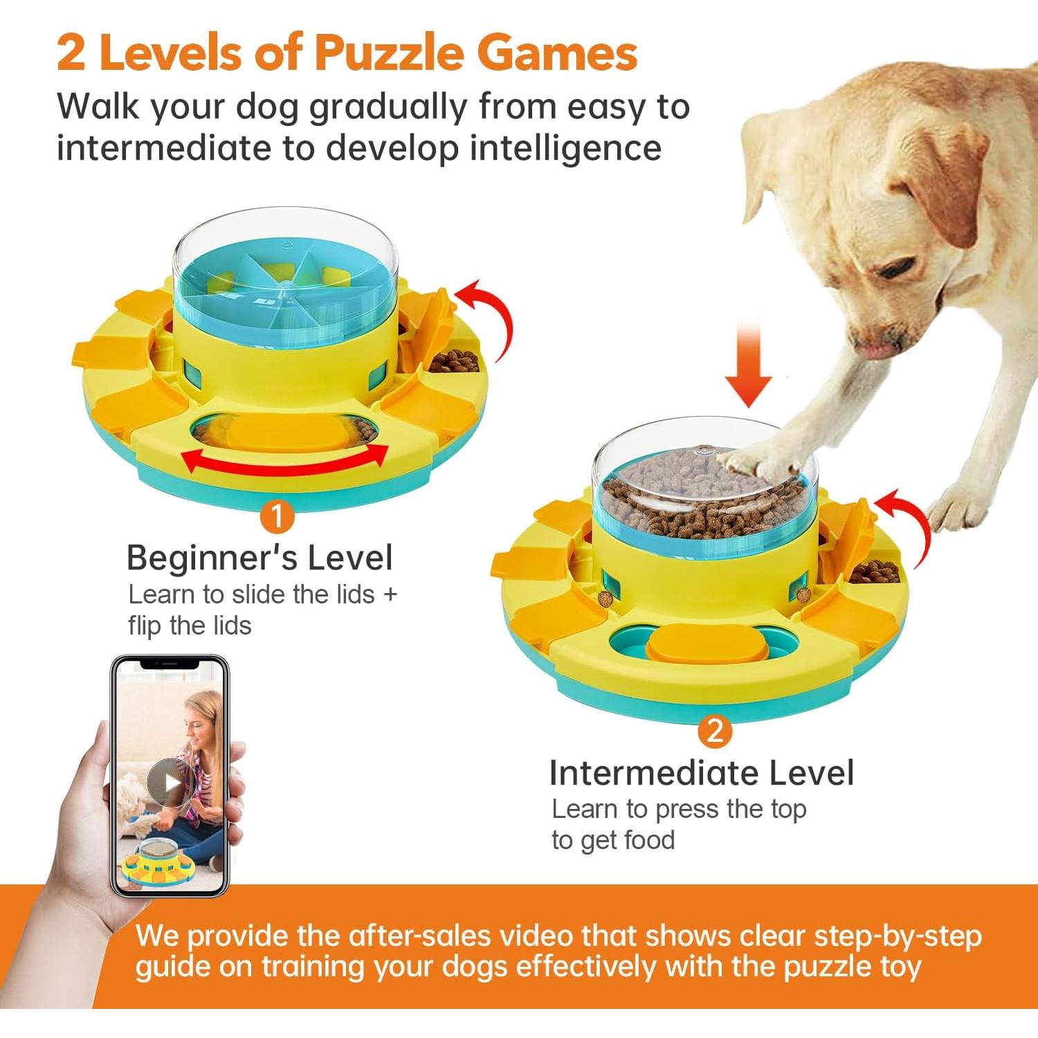 Juguete Rompecabezas para Perros Potaroma 10,67 cm Comedero Lento