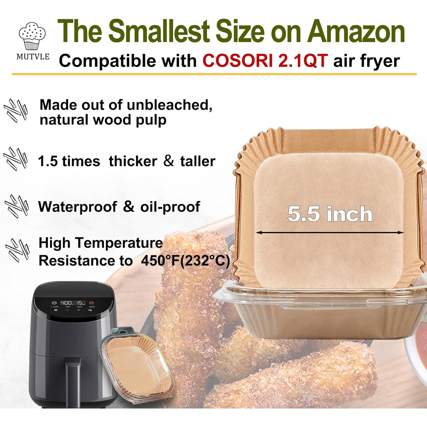 Forros Desechables para Freidora de Aire Mutvle 14cm 125pcs