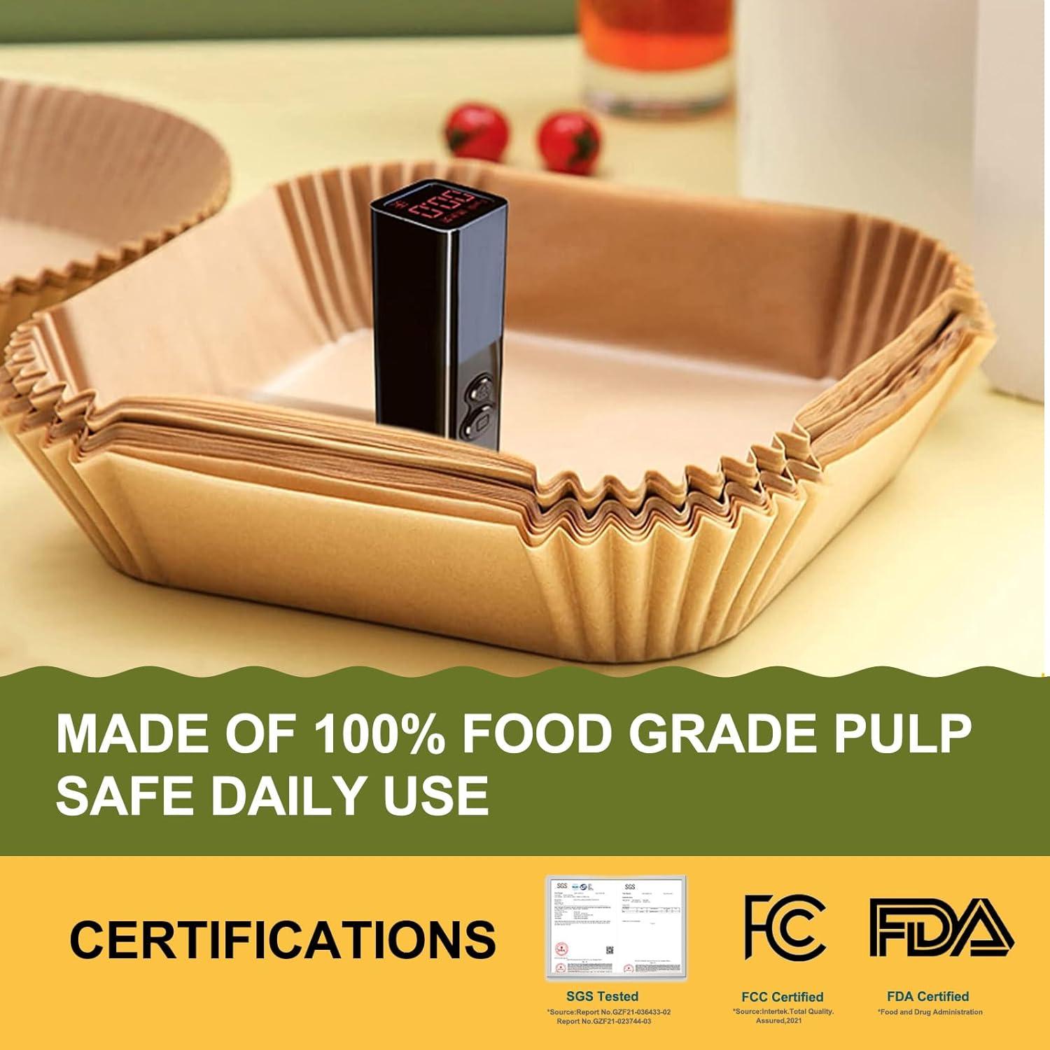 Forros Desechables para Freidora de Aire Mutvle 14cm 125pcs