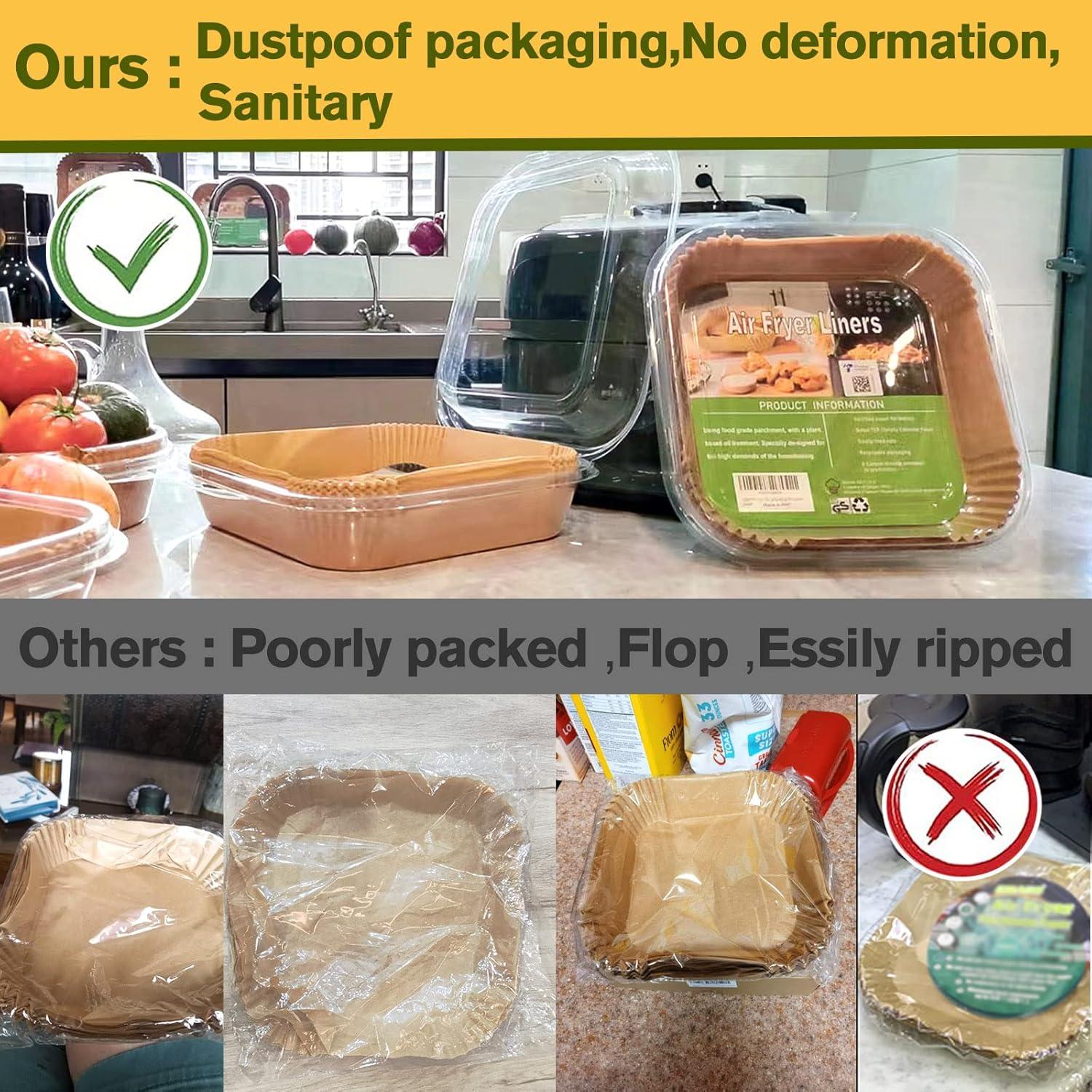 Forros Desechables para Freidora de Aire Mutvle 14cm 125pcs