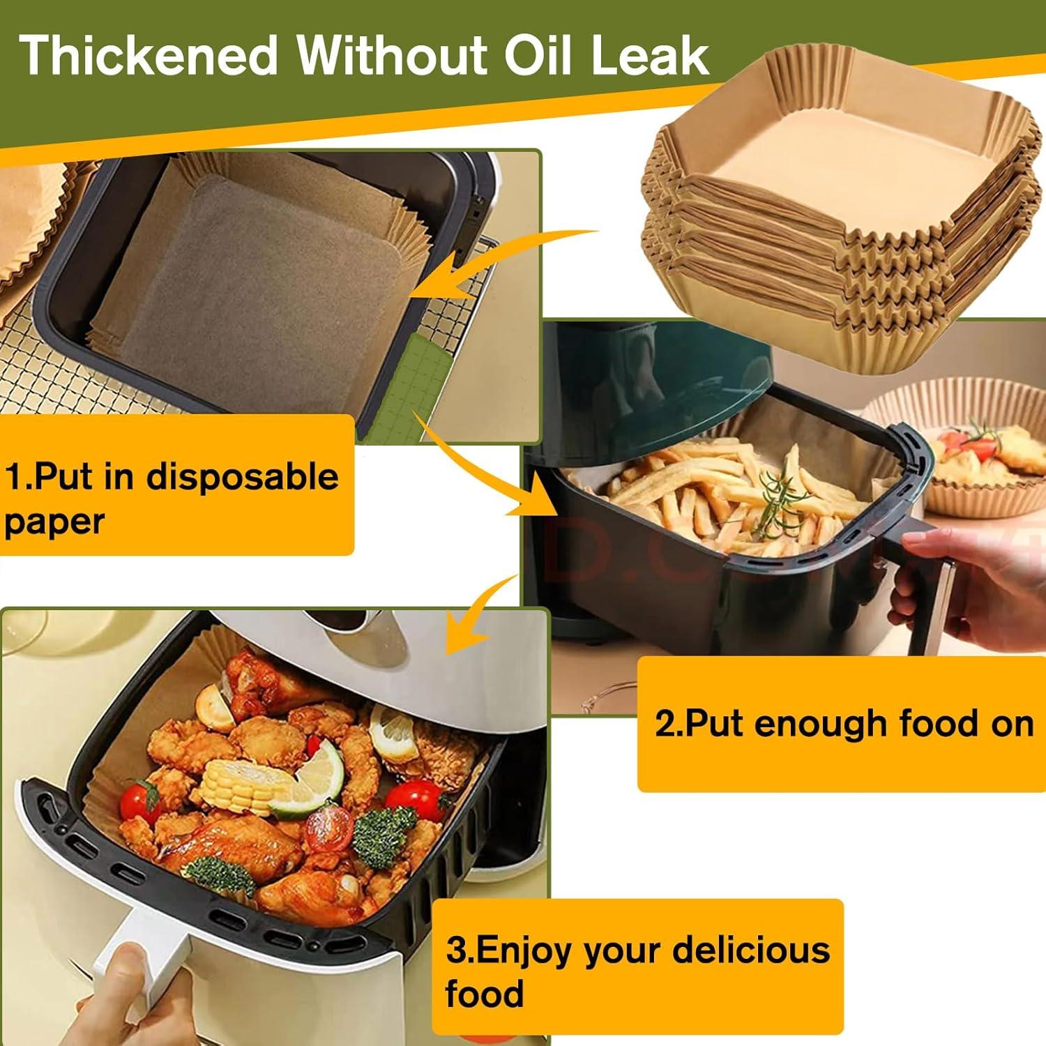 Forros Desechables para Freidora de Aire Mutvle 14cm 125pcs