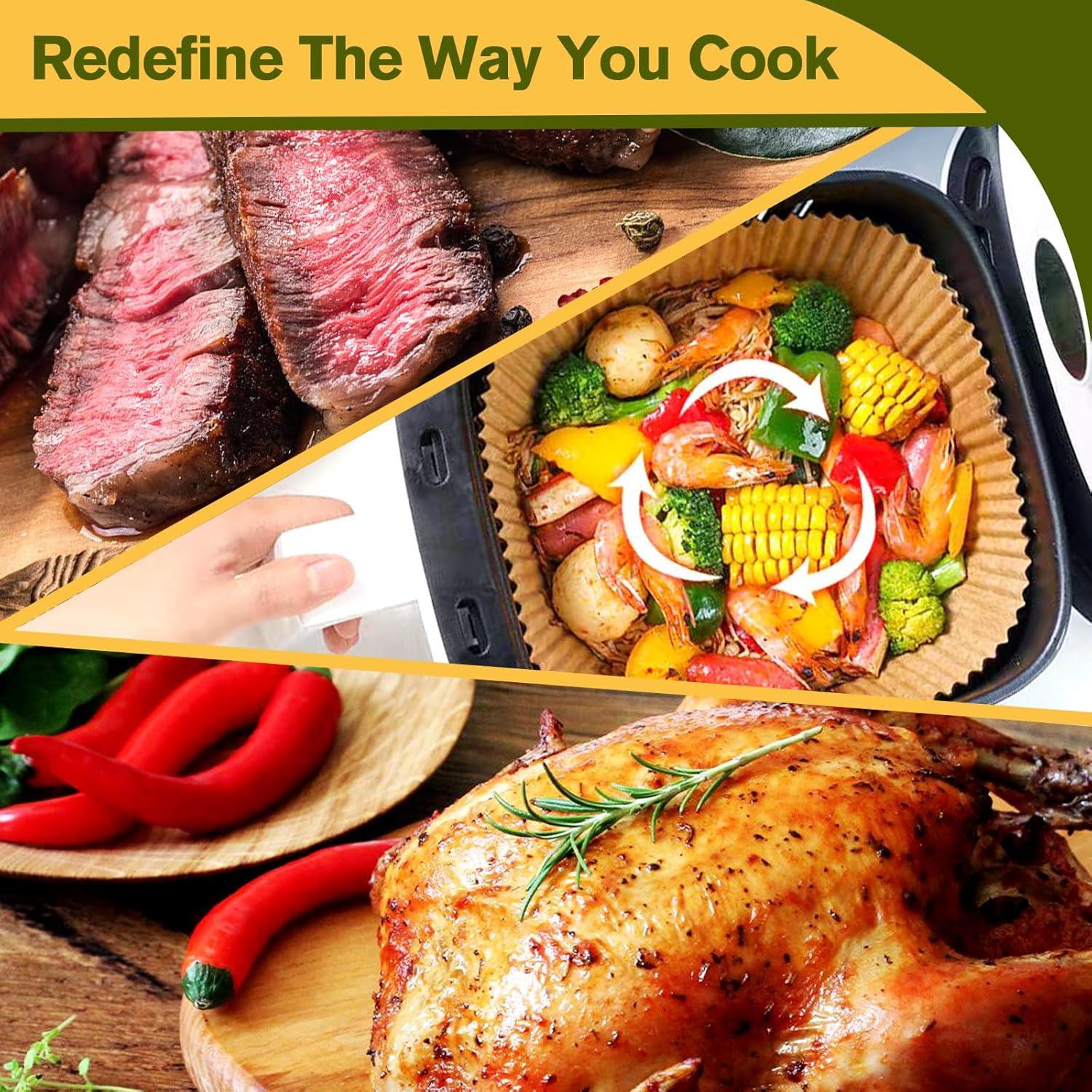 Forros Desechables para Freidora de Aire Mutvle 14cm 125pcs