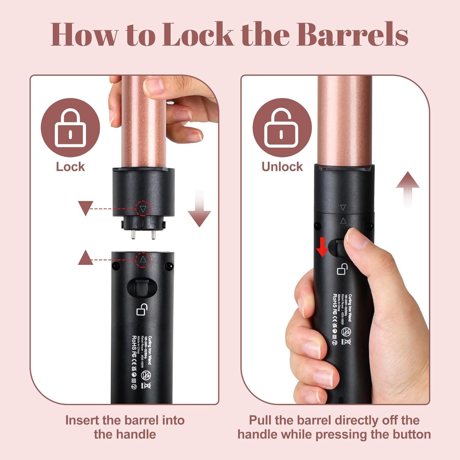 Rizador de Cabello 5 en 1 Sixriver con Barriles Intercambiables