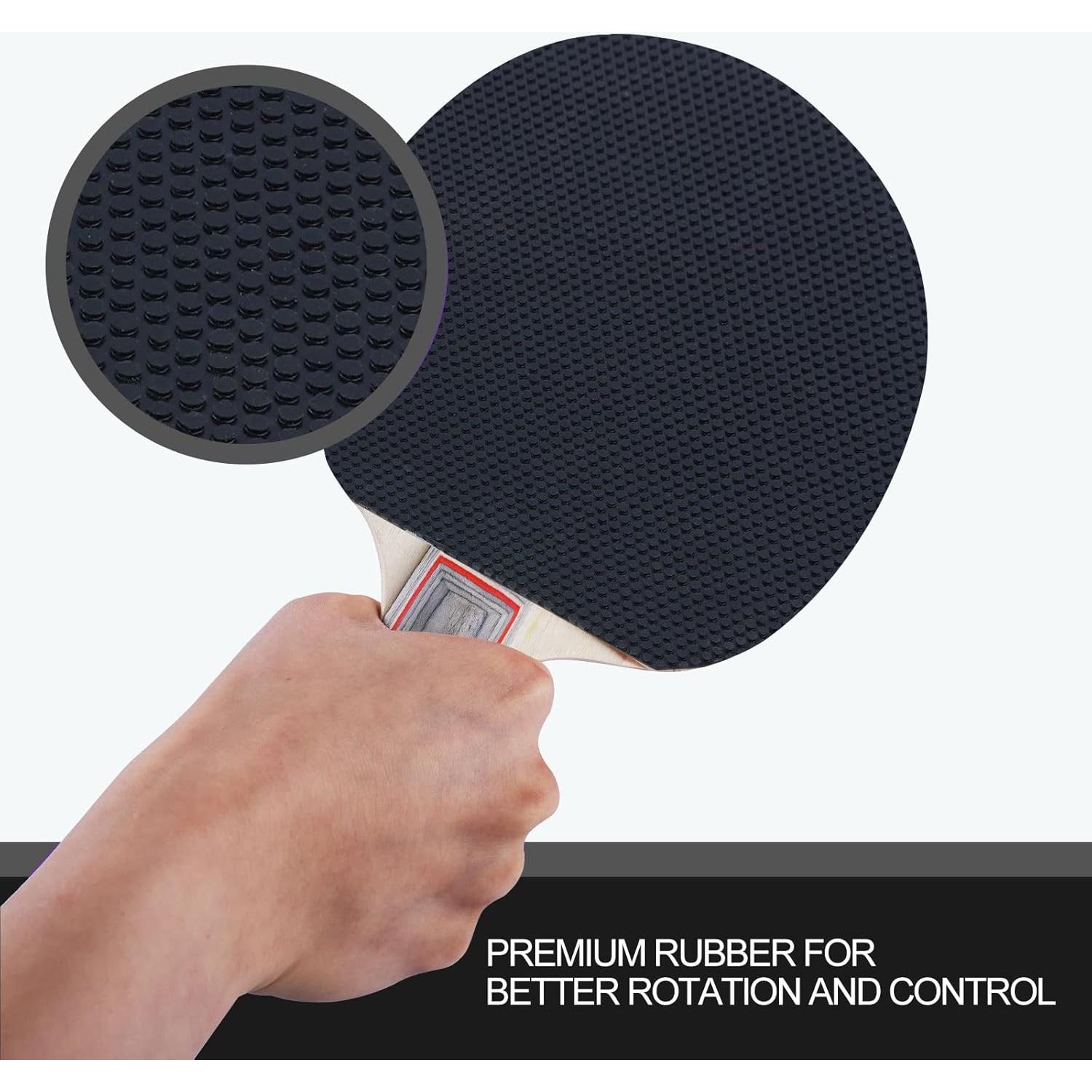 Set de Palas de Ping Pong WIn SPORTS con 6 Pelotas