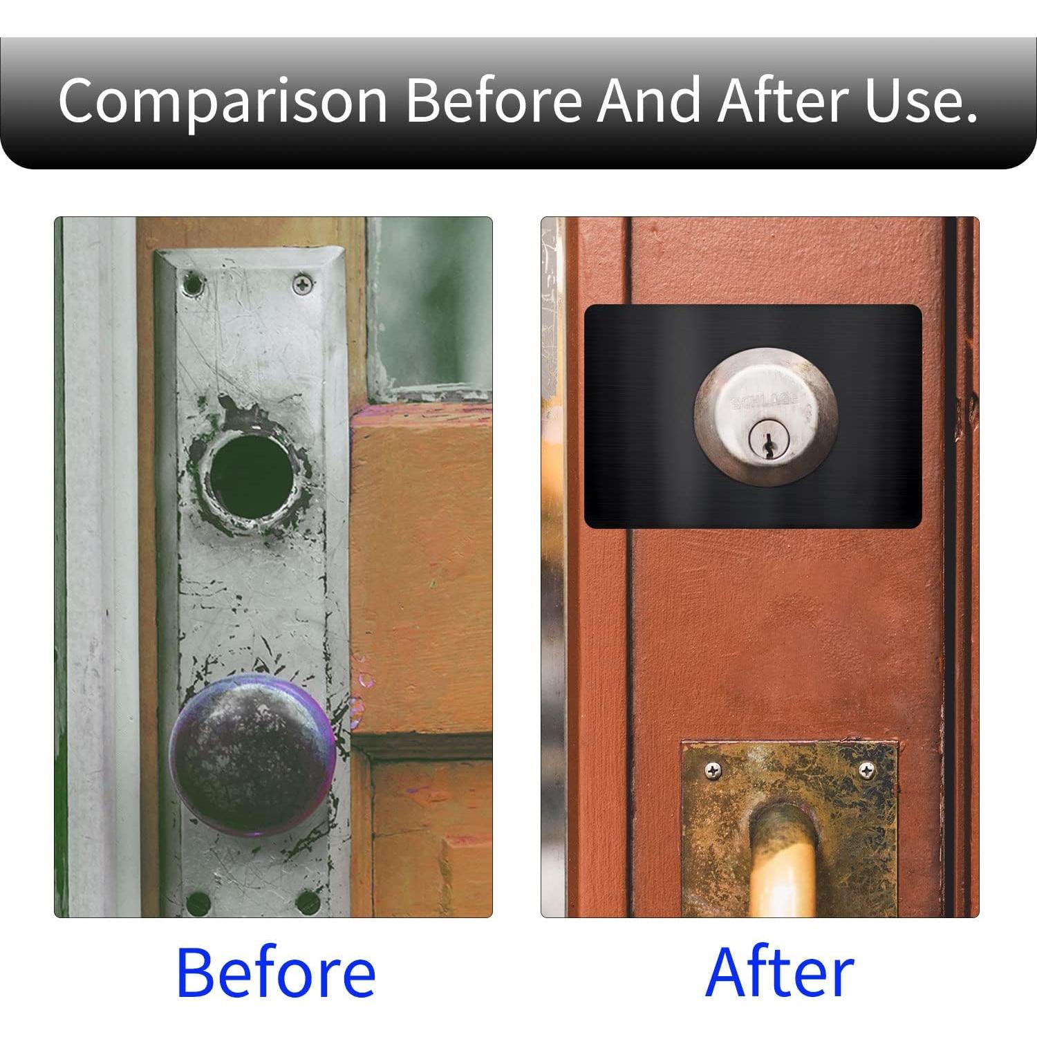 Placa de Refuerzo para Cerradura de Puerta Zolunu - 2 Piezas