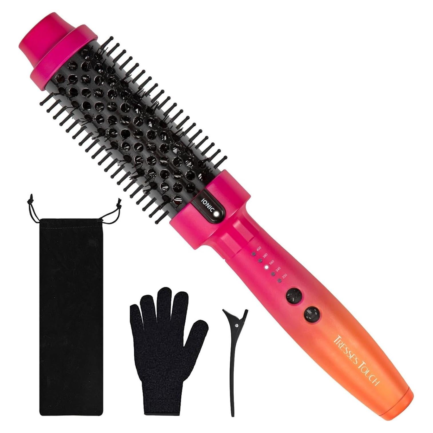 Cepillo Térmico Tresses Touch 1.5" Cerámica Iónica 5 Temperaturas