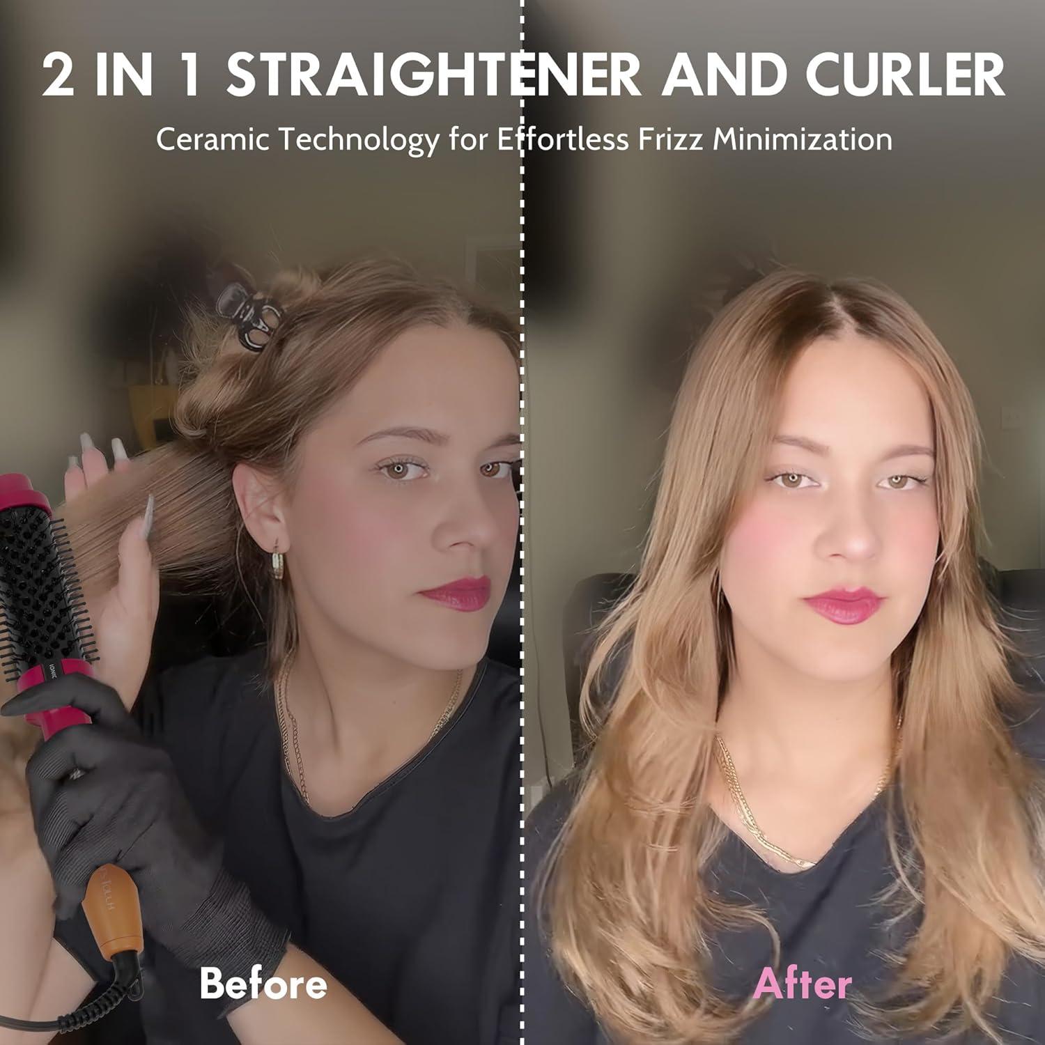 Cepillo Térmico Tresses Touch 1.5" Cerámica Iónica 5 Temperaturas