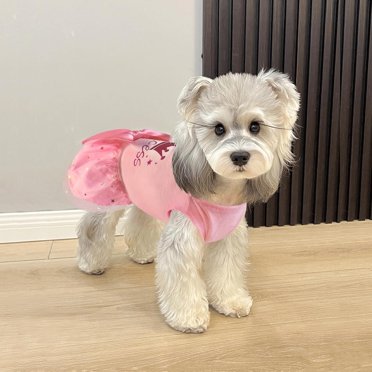 Vestido para Perro Idepet Rosa Princesa X-Grande Tul