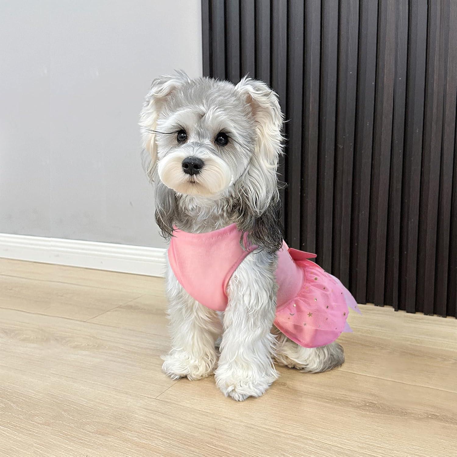 Vestido para Perro Idepet Rosa Princesa X-Grande Tul
