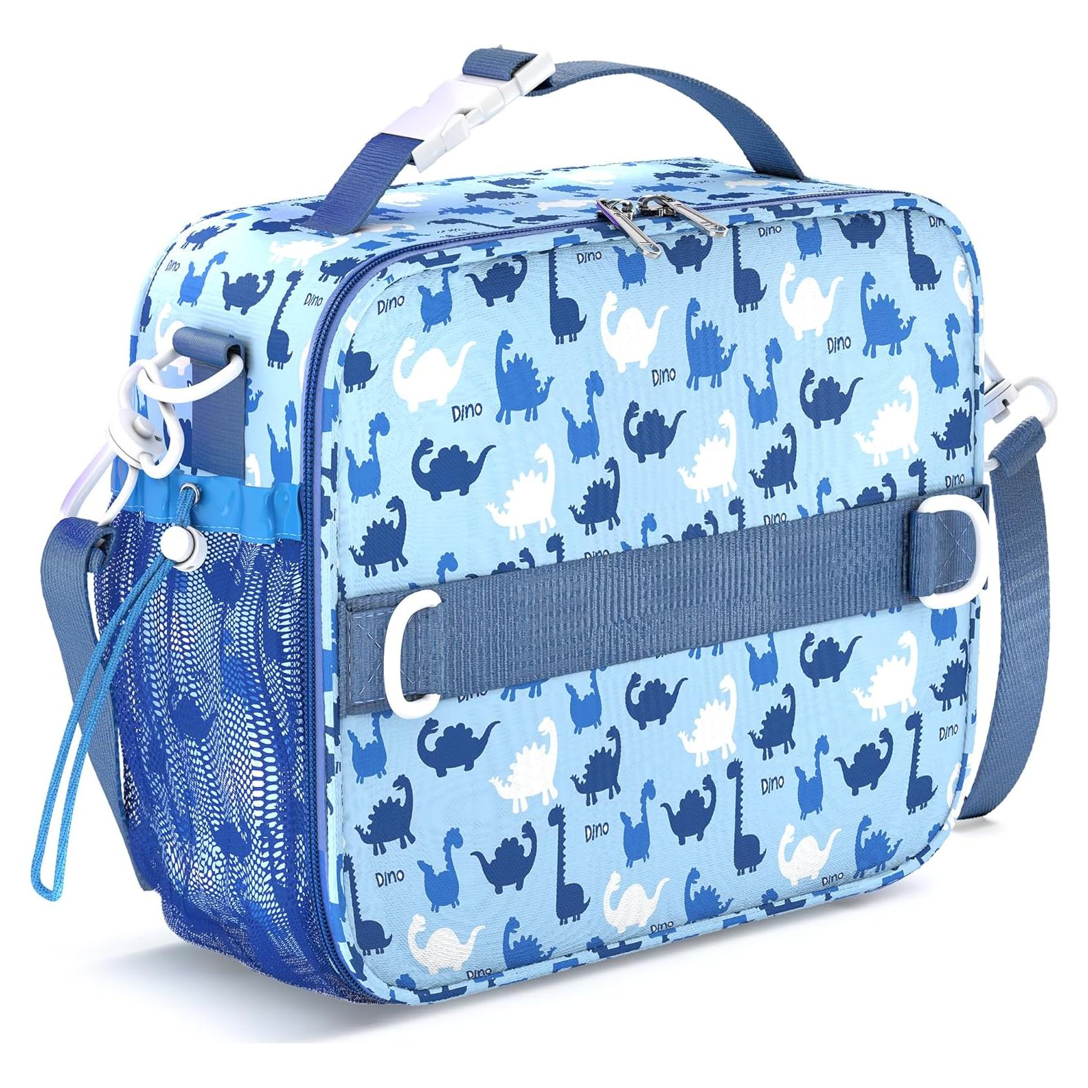 Bolsa de Almuerzo para Niños YOLAY Dino, Aislante y Espaciosa