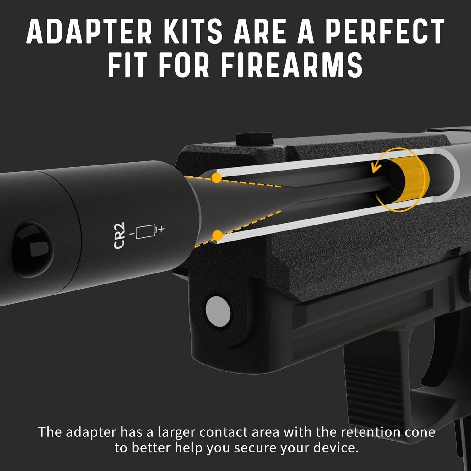 Kit de láser de alineación OWLSHOOT con 50 adaptadores