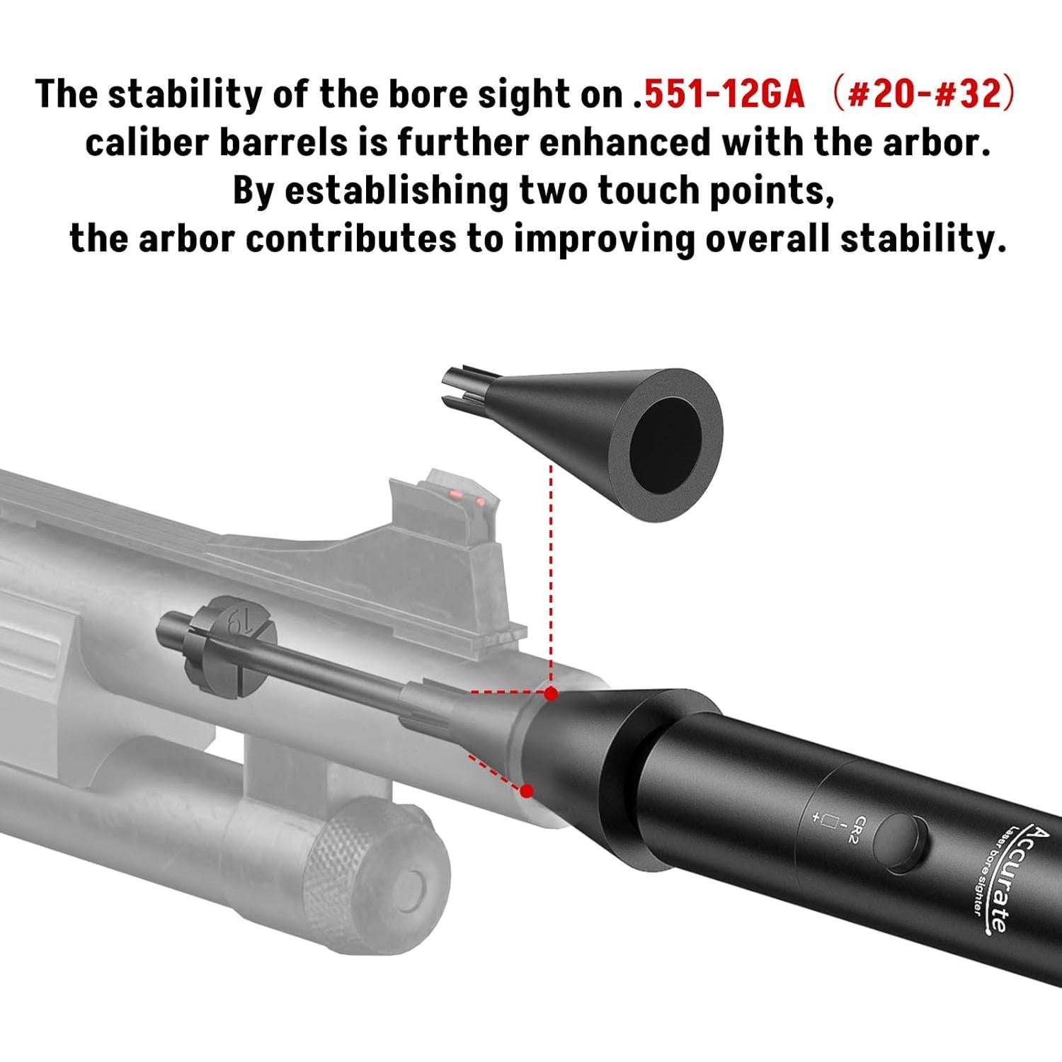 Kit de Visor Láser MidTen Rojo/Verde con 32 Adaptadores