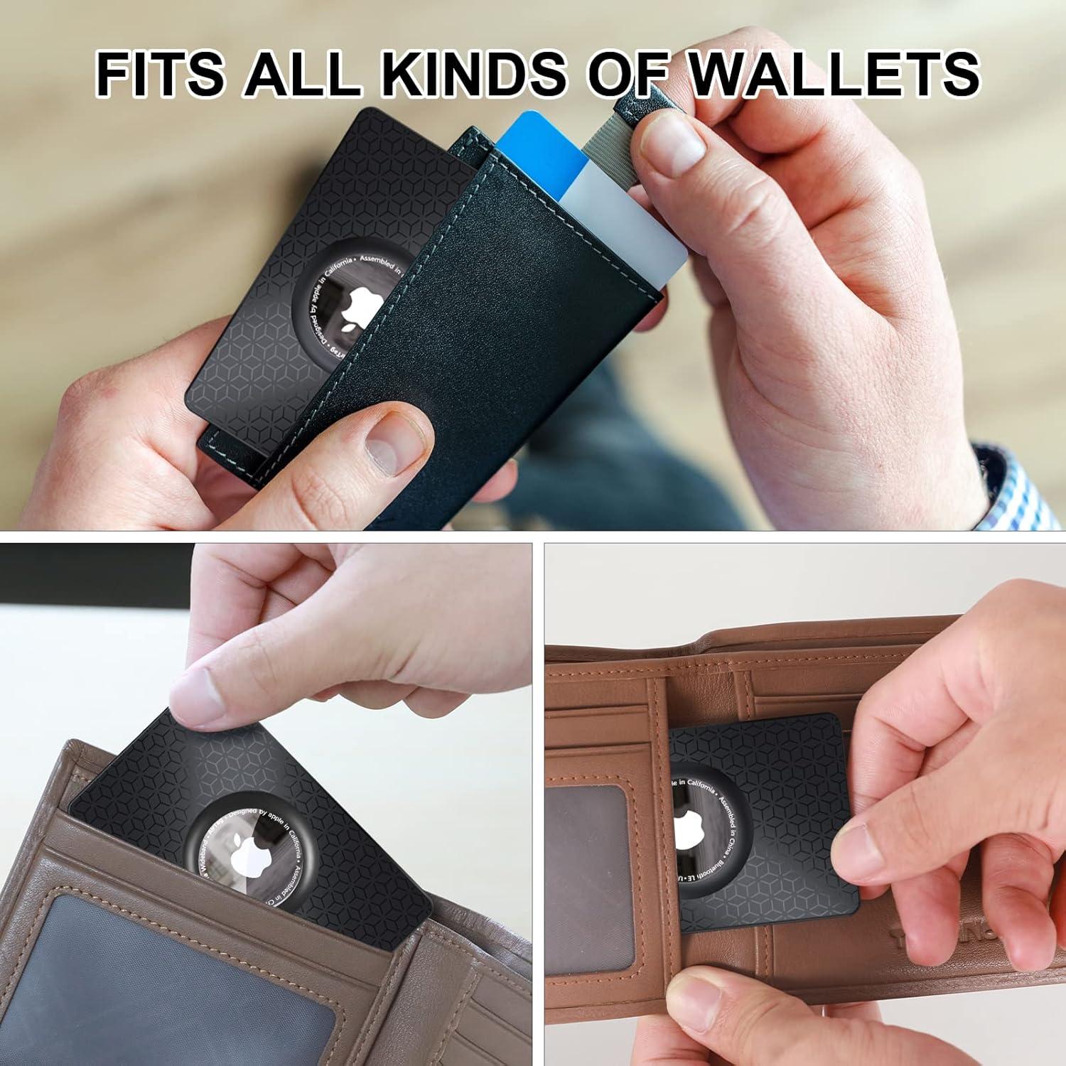 Soporte de Billetera Airtag Perfipro 2 Pack Ultra Delgado