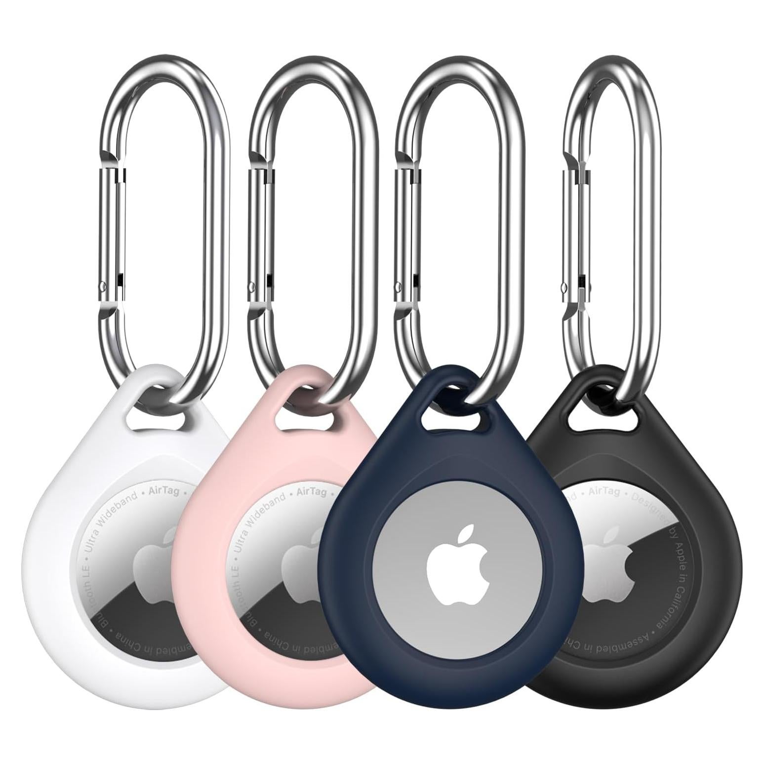 Soporte R-fun para Airtag - Paquete de 4 Fundas Silicona