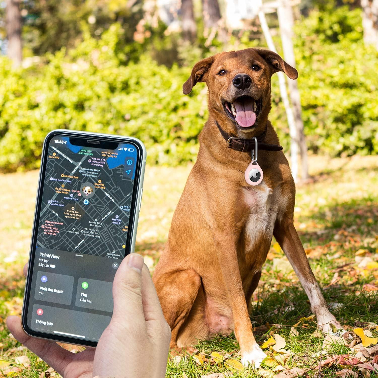 Soporte R-fun para Airtag - Paquete de 4 Fundas Silicona