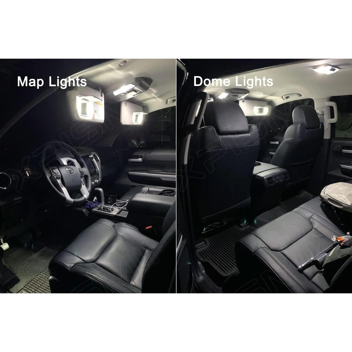 Kit de luces interiores LED Xpismii 6000K para Toyota Tundra 2000-2006