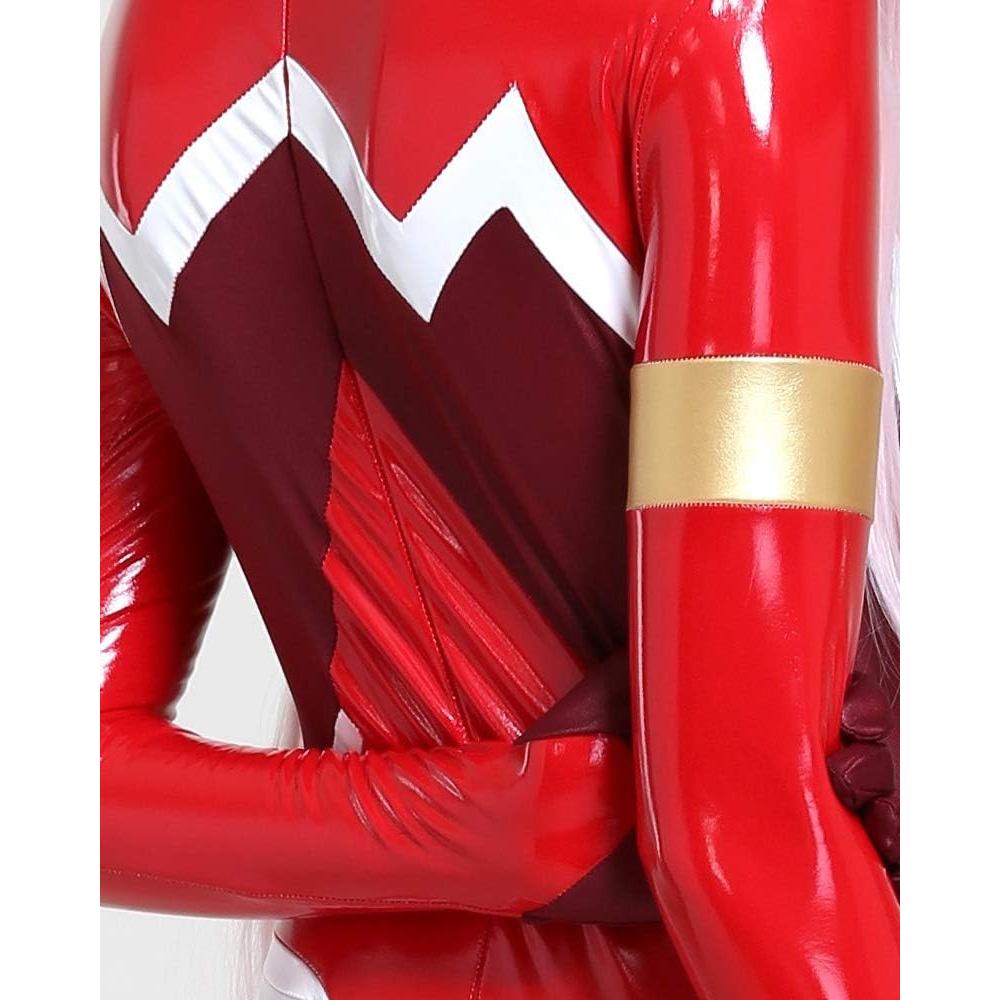 Traje de Cosplay para Mujeres Cosplay.fm Rojo de Cuero PU