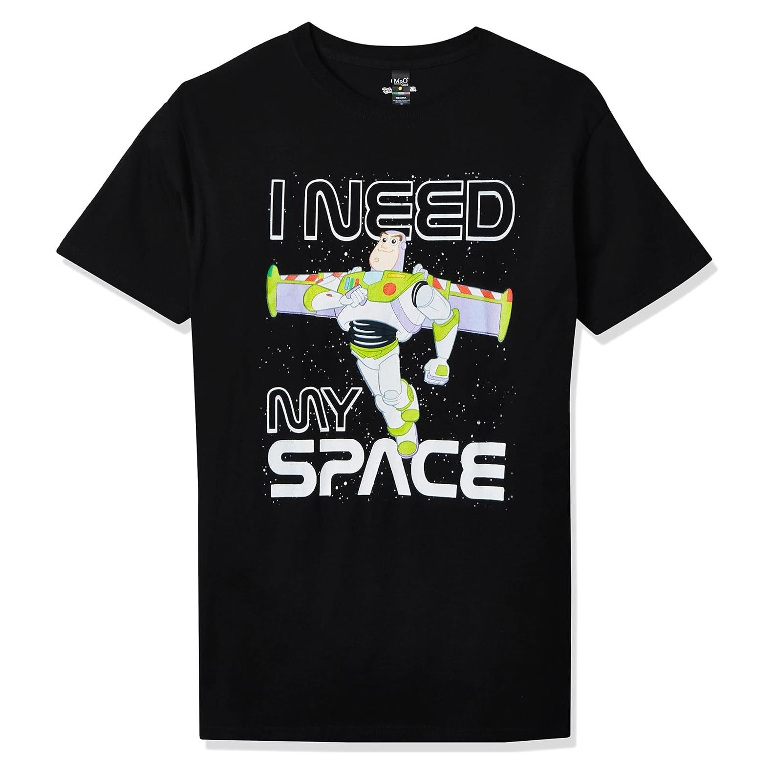Camiseta Gráfica Disney Buzz Lightyear Hombre - Negro