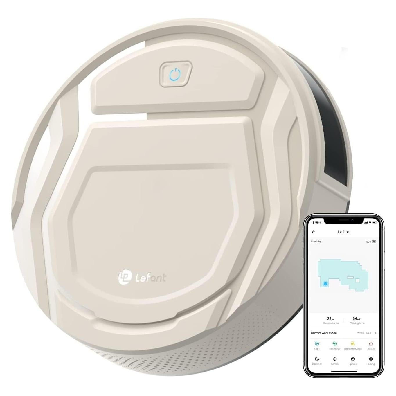 Aspiradora Robot Lefant M210P Ultra Delgado 2200Pa