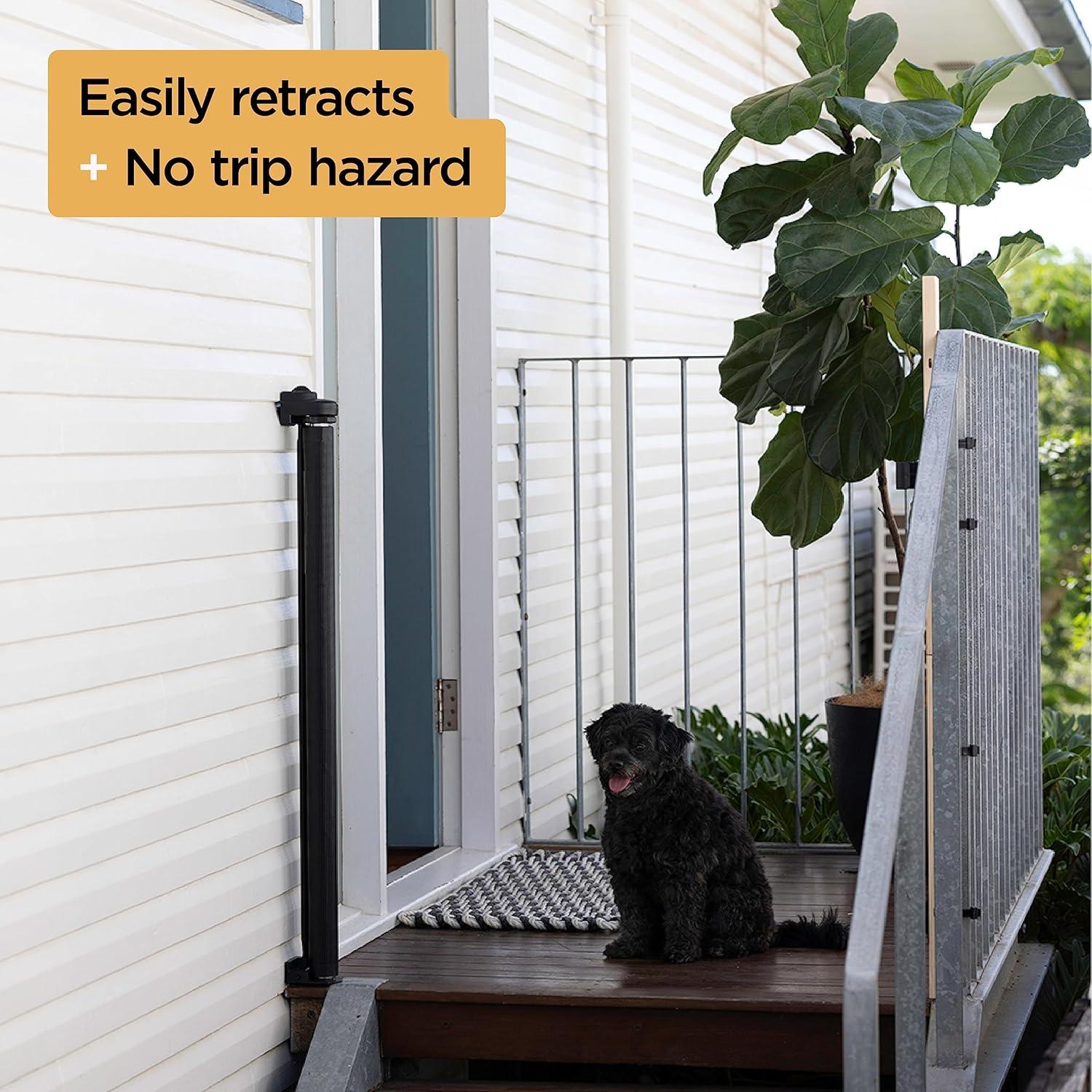 Puerta Retráctil Hakuna Pets 92.9 cm x 180.3 cm Negra