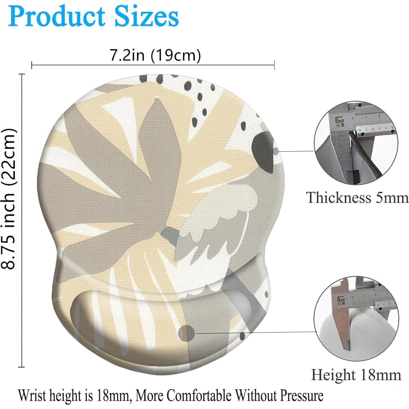 Alfombrilla de Ratón Ergonómica HEVITDA con Soporte para Muñeca