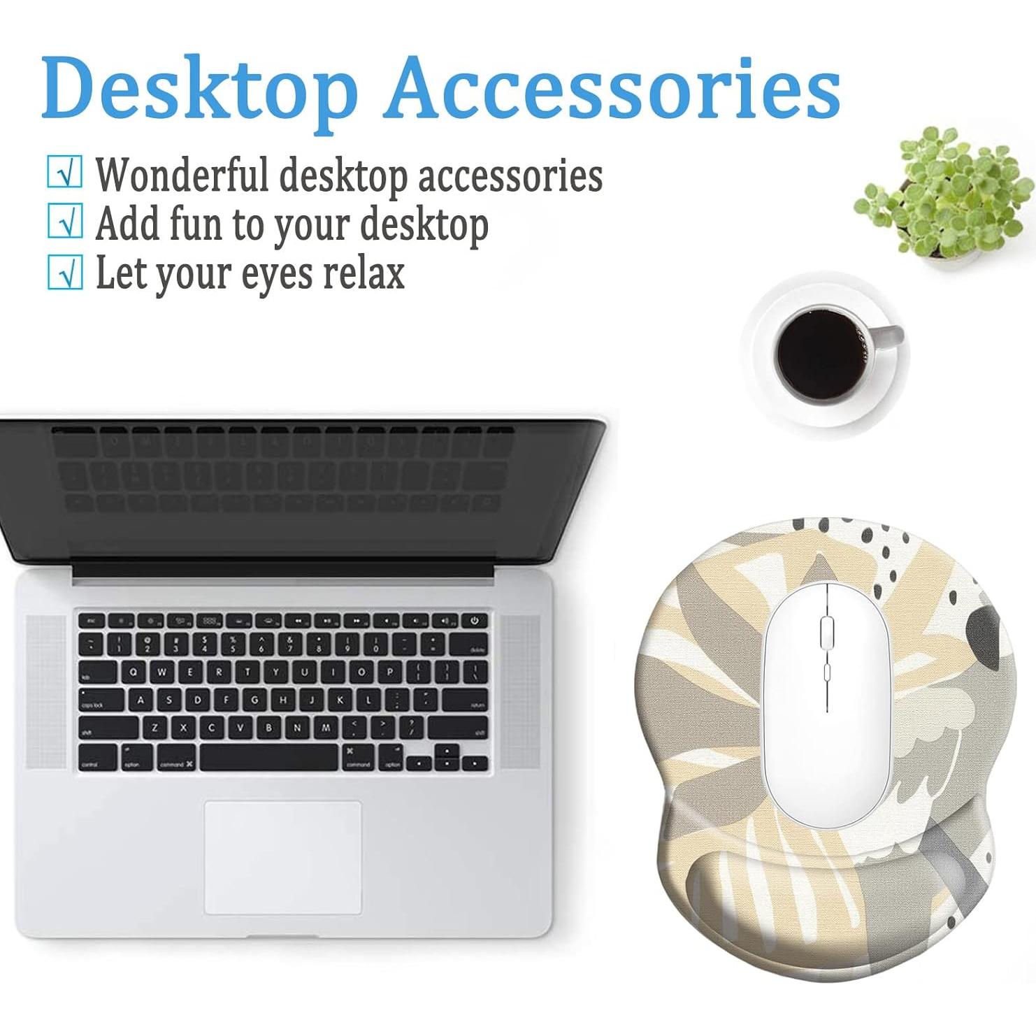 Alfombrilla de Ratón Ergonómica HEVITDA con Soporte para Muñeca