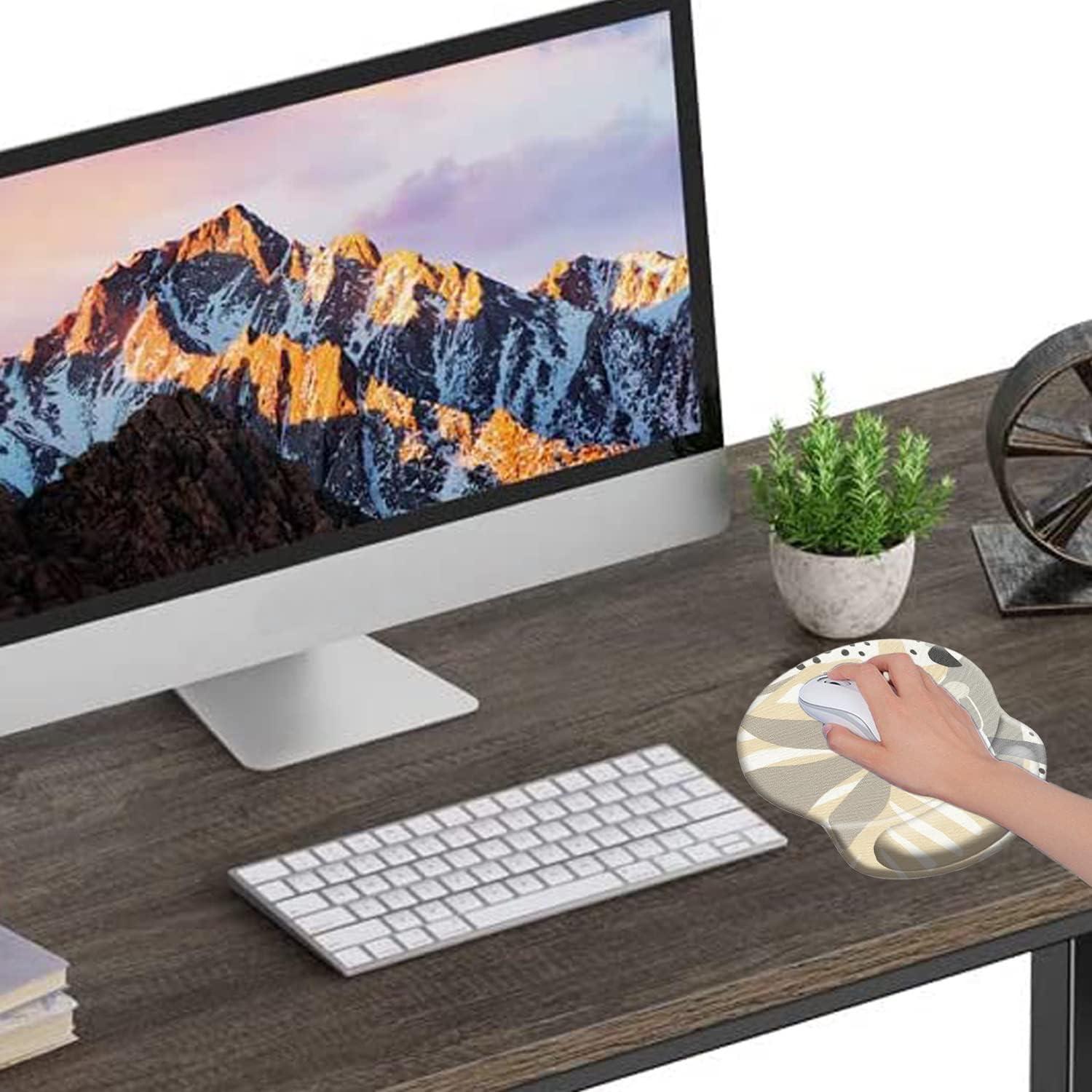 Alfombrilla de Ratón Ergonómica HEVITDA con Soporte para Muñeca