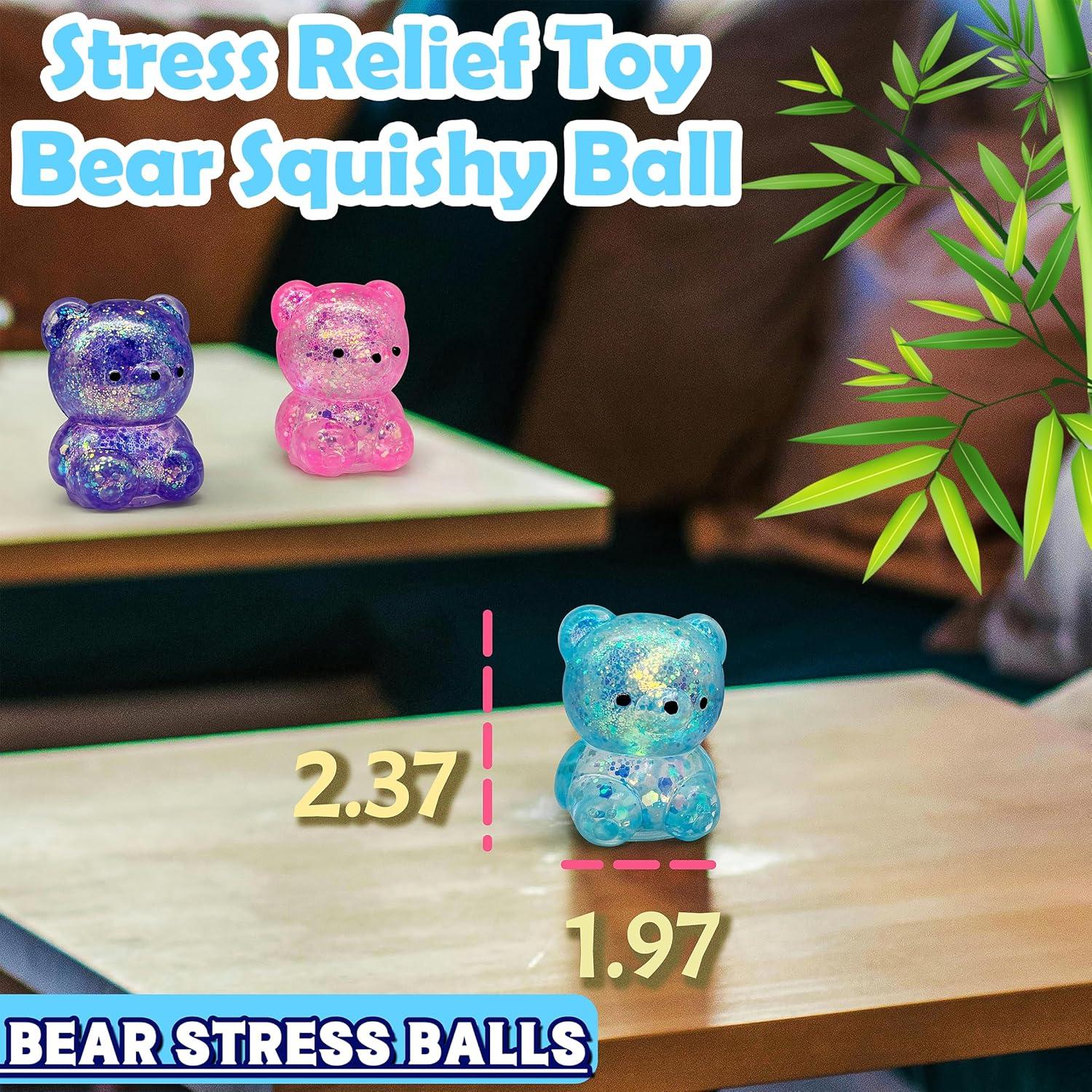 Pelota Antiestrés Squishy ZTATU Osito Azul 6.5cm