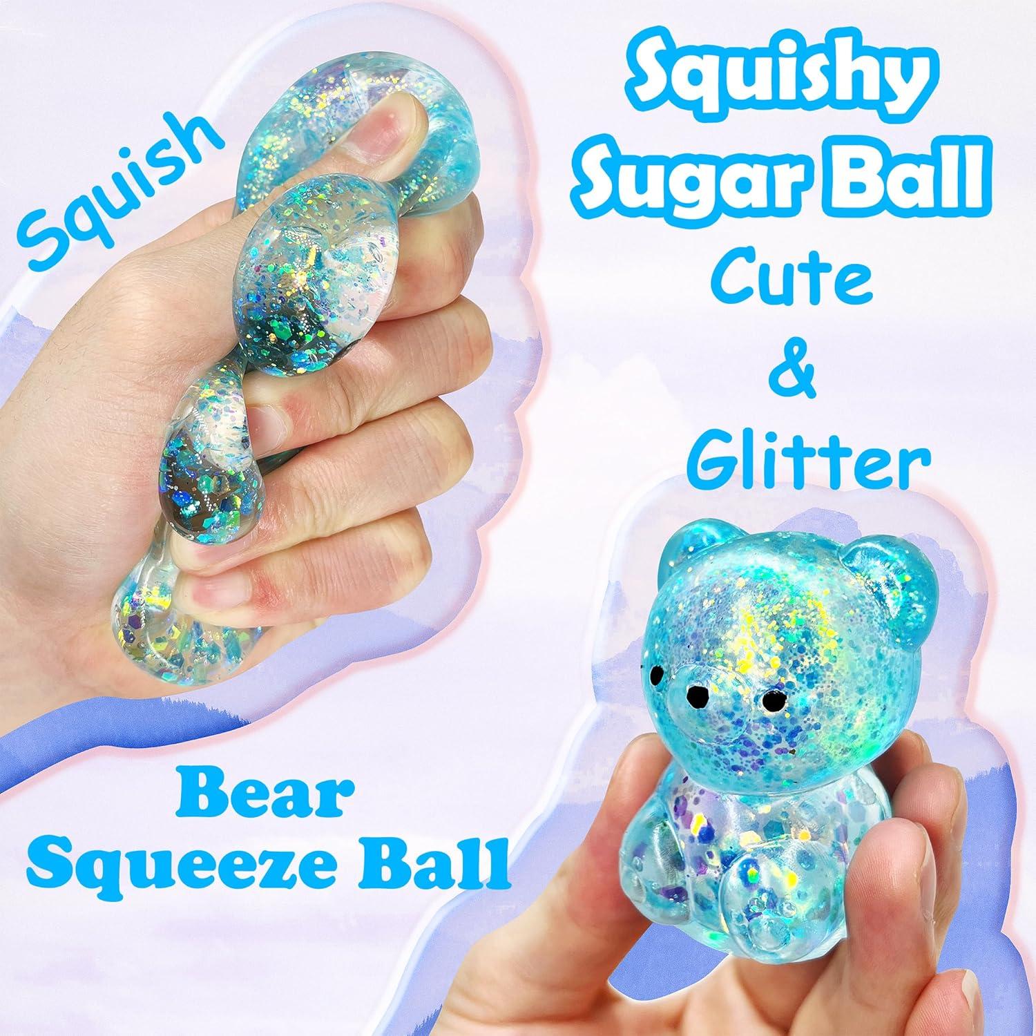 Pelota Antiestrés Squishy ZTATU Osito Azul 6.5cm