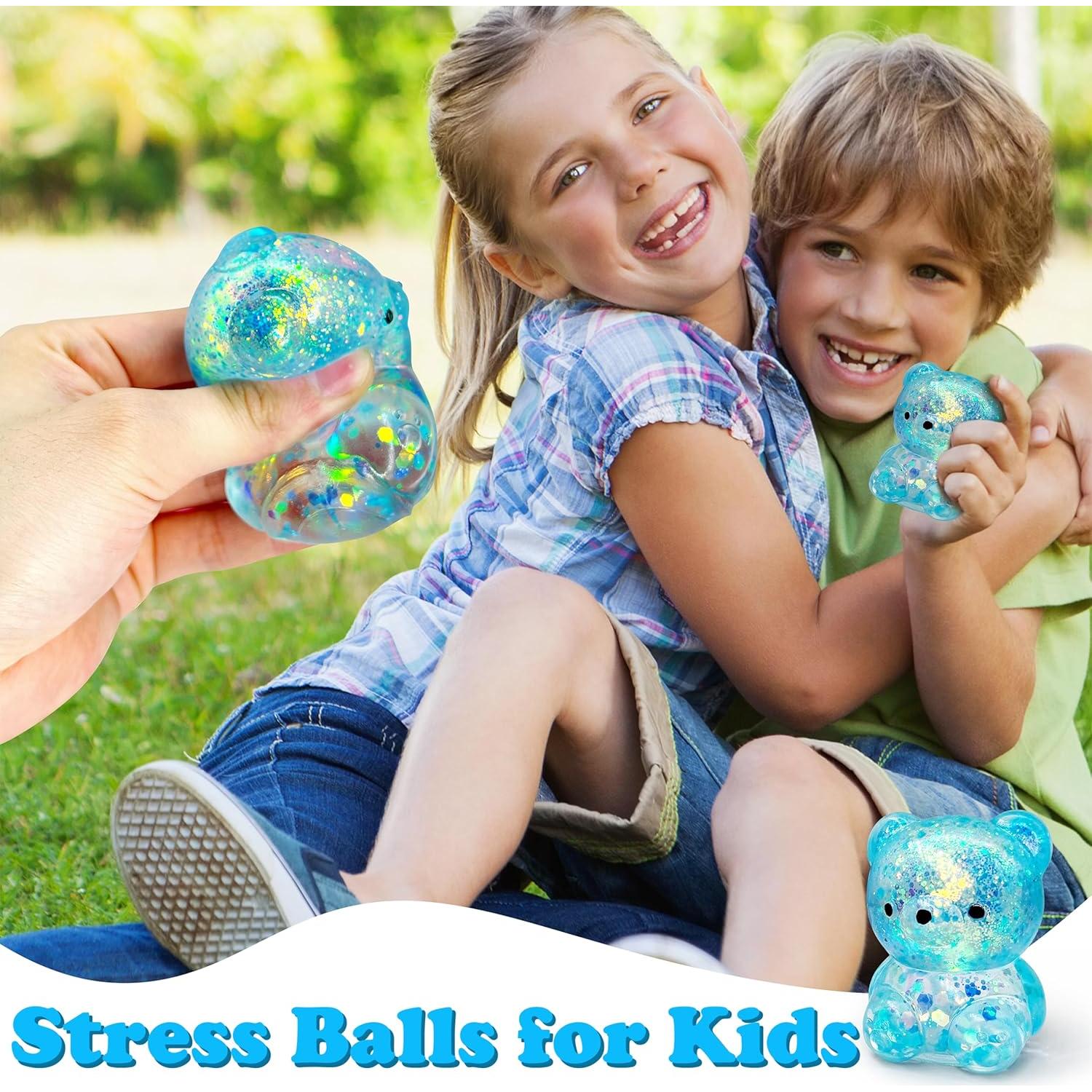 Pelota Antiestrés Squishy ZTATU Osito Azul 6.5cm