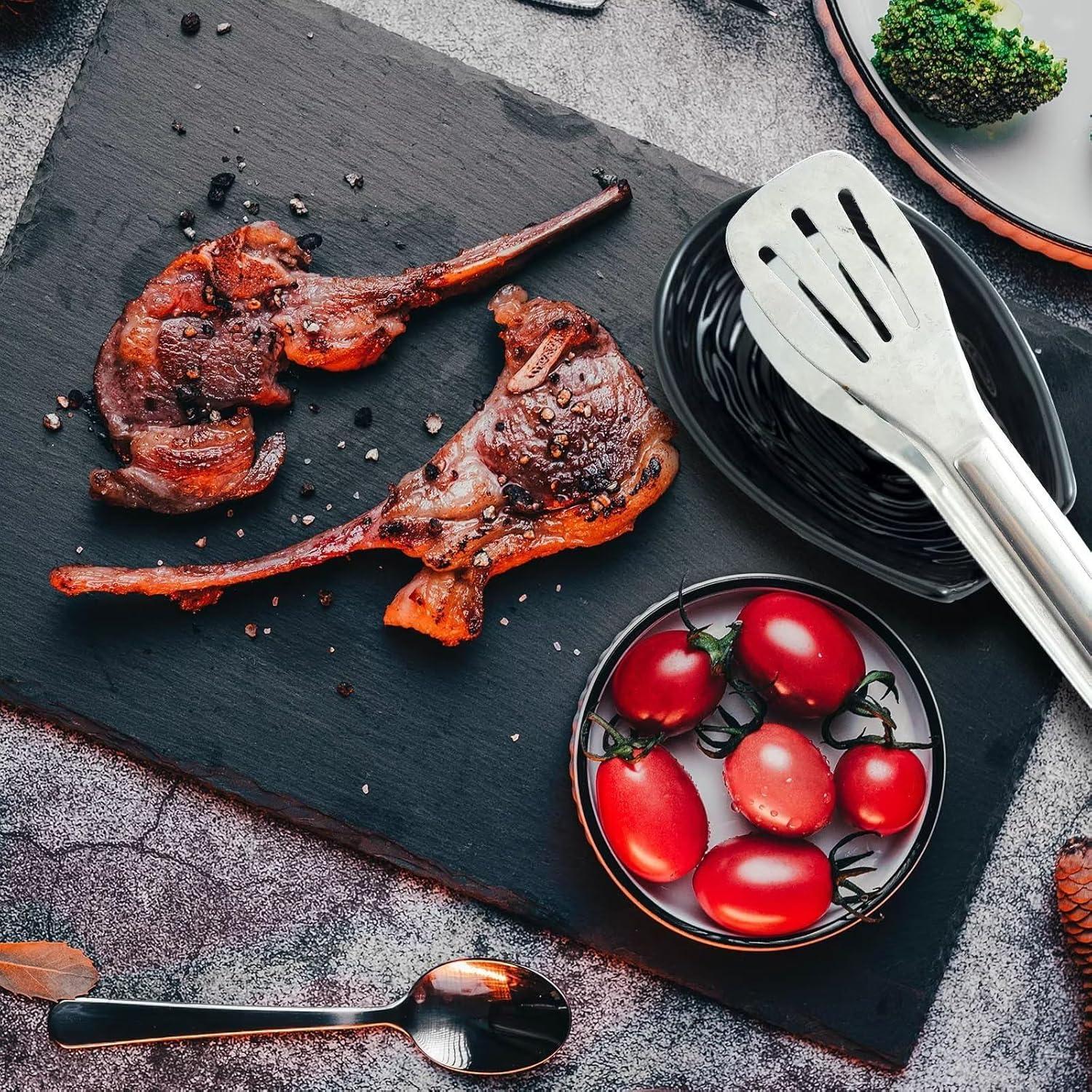 Soporte para Cuchara Hasense de Cerámica Negro 14.5x10.2cm