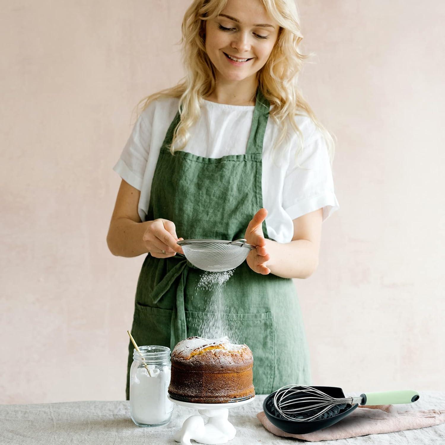 Soporte para Cuchara Hasense de Cerámica Negro 14.5x10.2cm