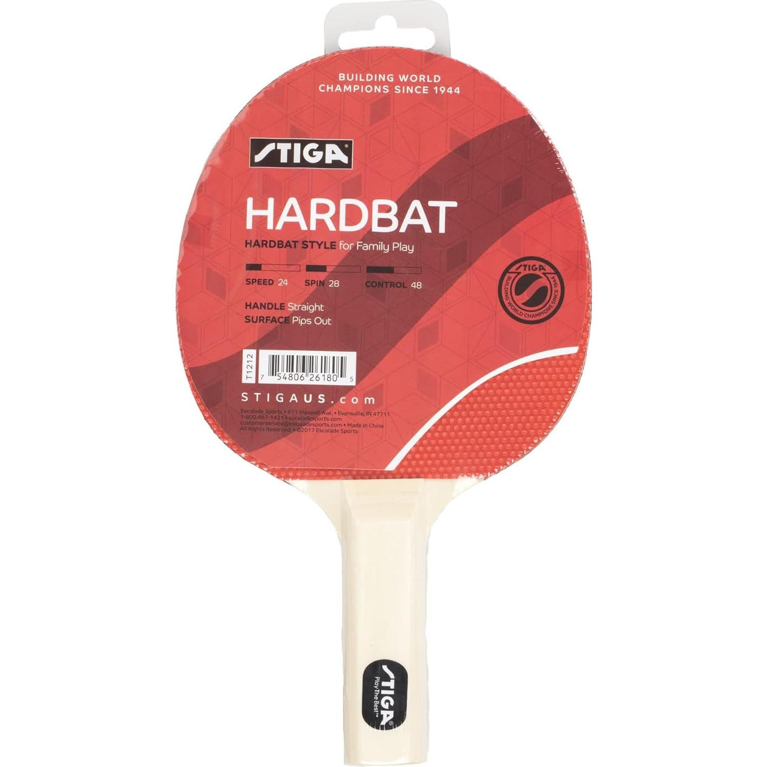 Racqueta de Tenis de Mesa STIGA Hardbat - Aprobada USATT