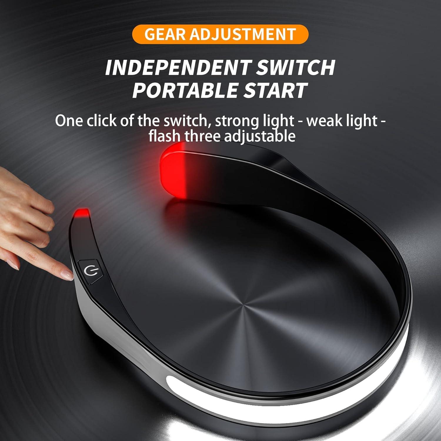 Linterna Frontal Recargable LED PINSAI G23B 230° Impermeable