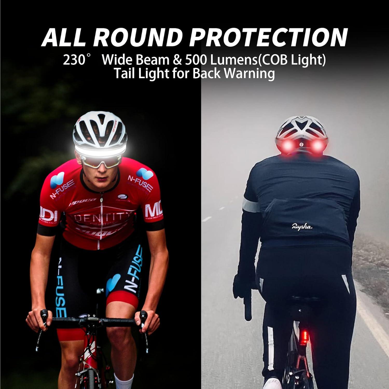 Linterna Frontal Recargable LED PINSAI G23B 230° Impermeable