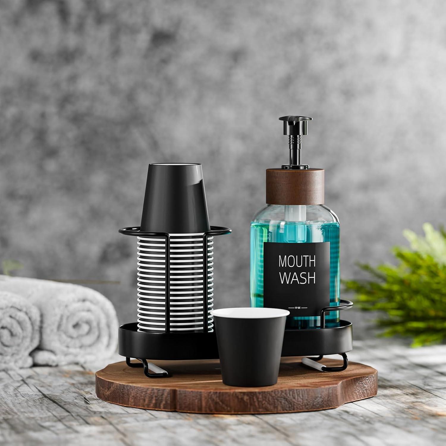 Vasos Desechables de Papel 4 Oz 100 Unidades Summark Negros