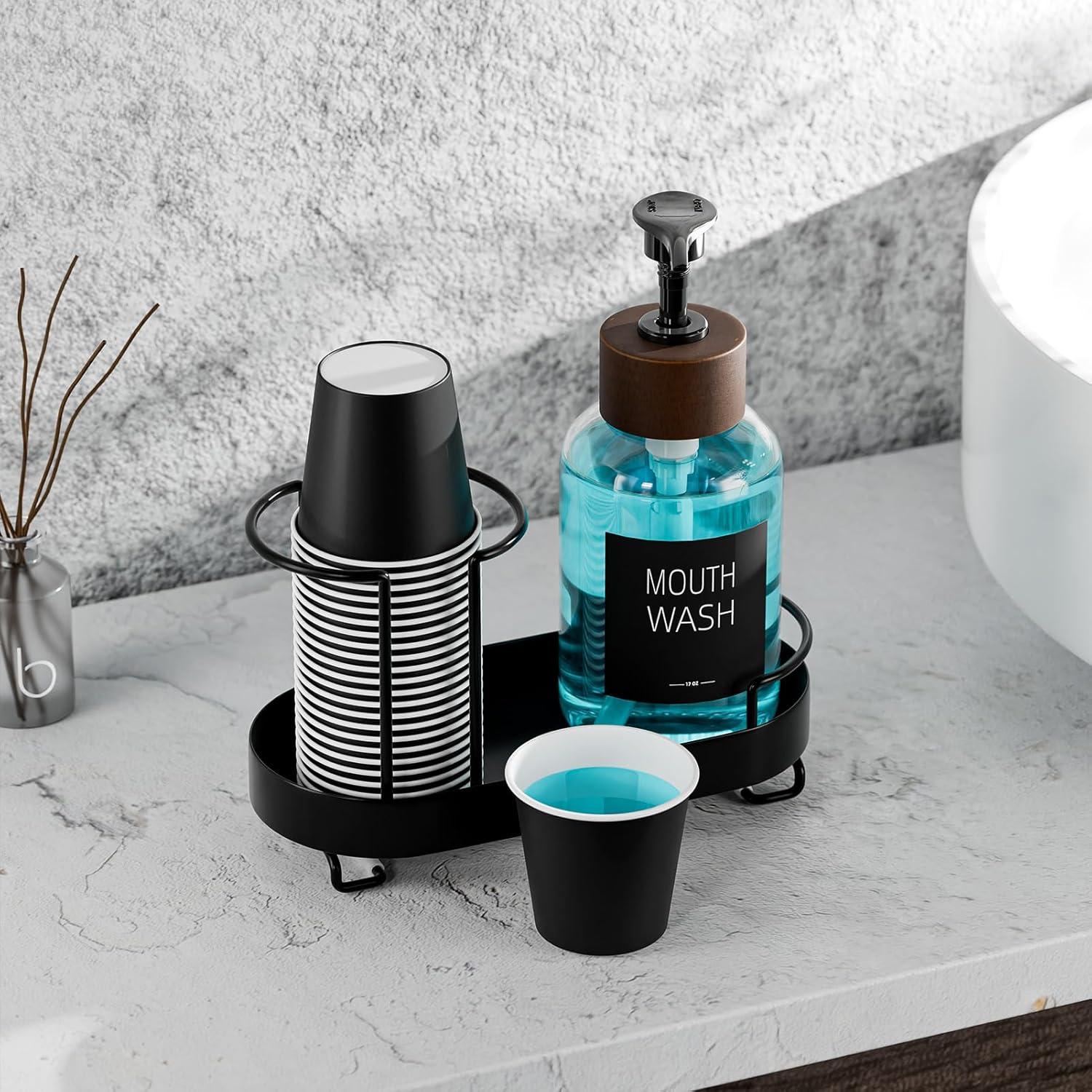 Vasos Desechables de Papel 4 Oz 100 Unidades Summark Negros