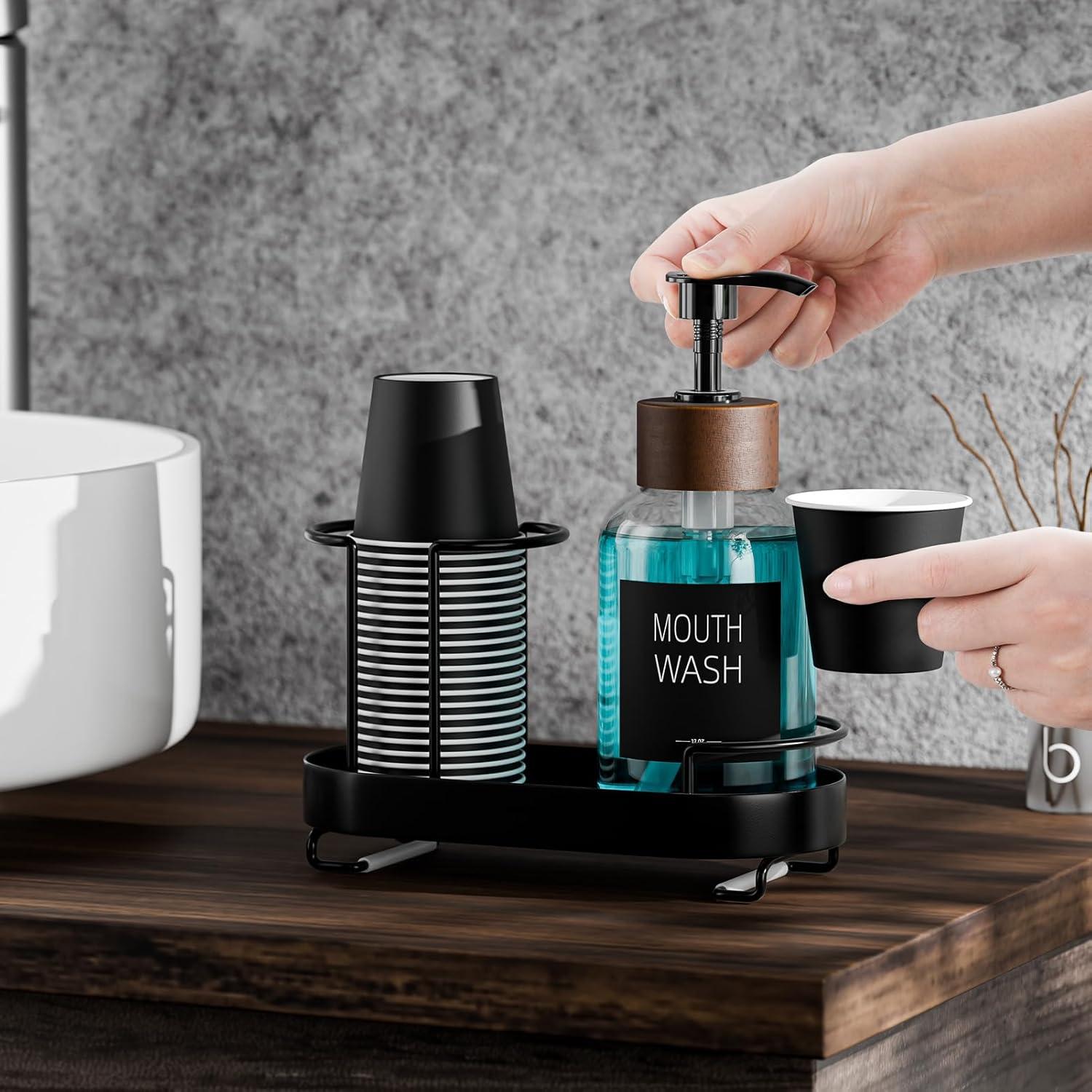 Vasos Desechables de Papel 4 Oz 100 Unidades Summark Negros