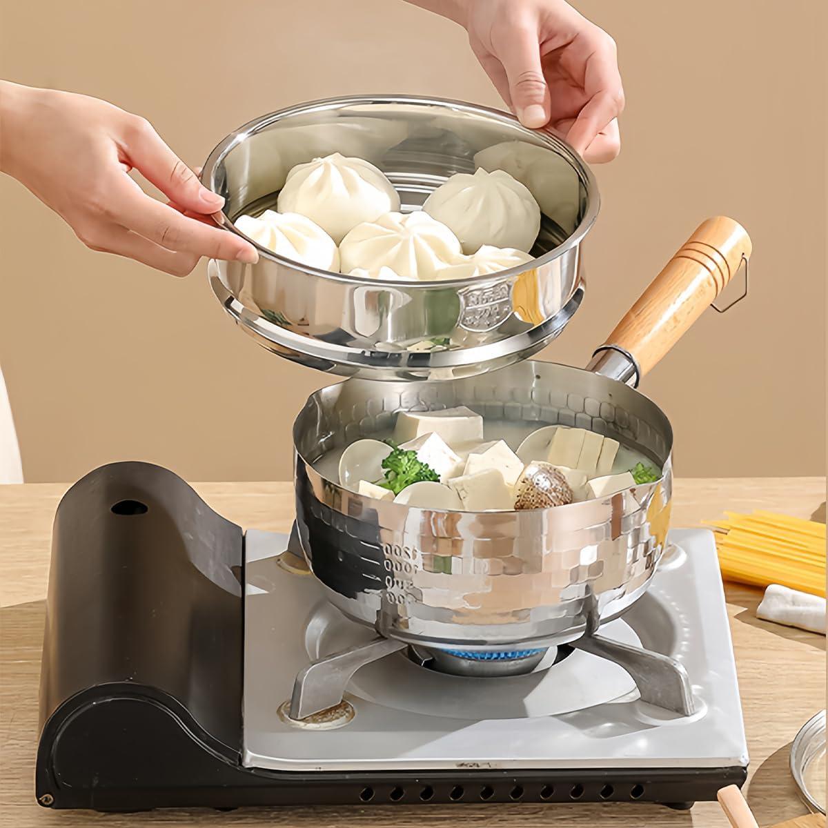 Rejilla de Vapor Redonda Acero Inoxidable 16 cm LNQ LUNIQI