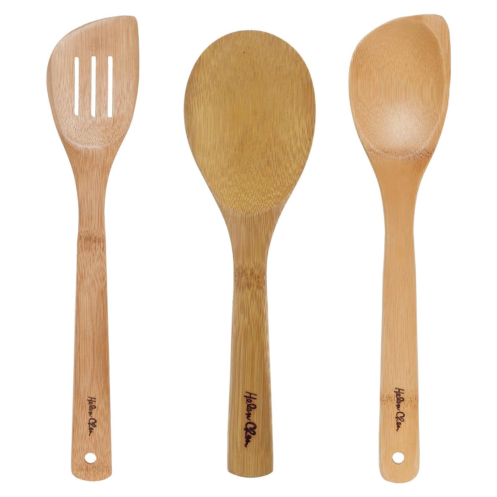 Juego de Utensilios de Cocina de Bambú Helen's Asian Kitchen 3 Pzas