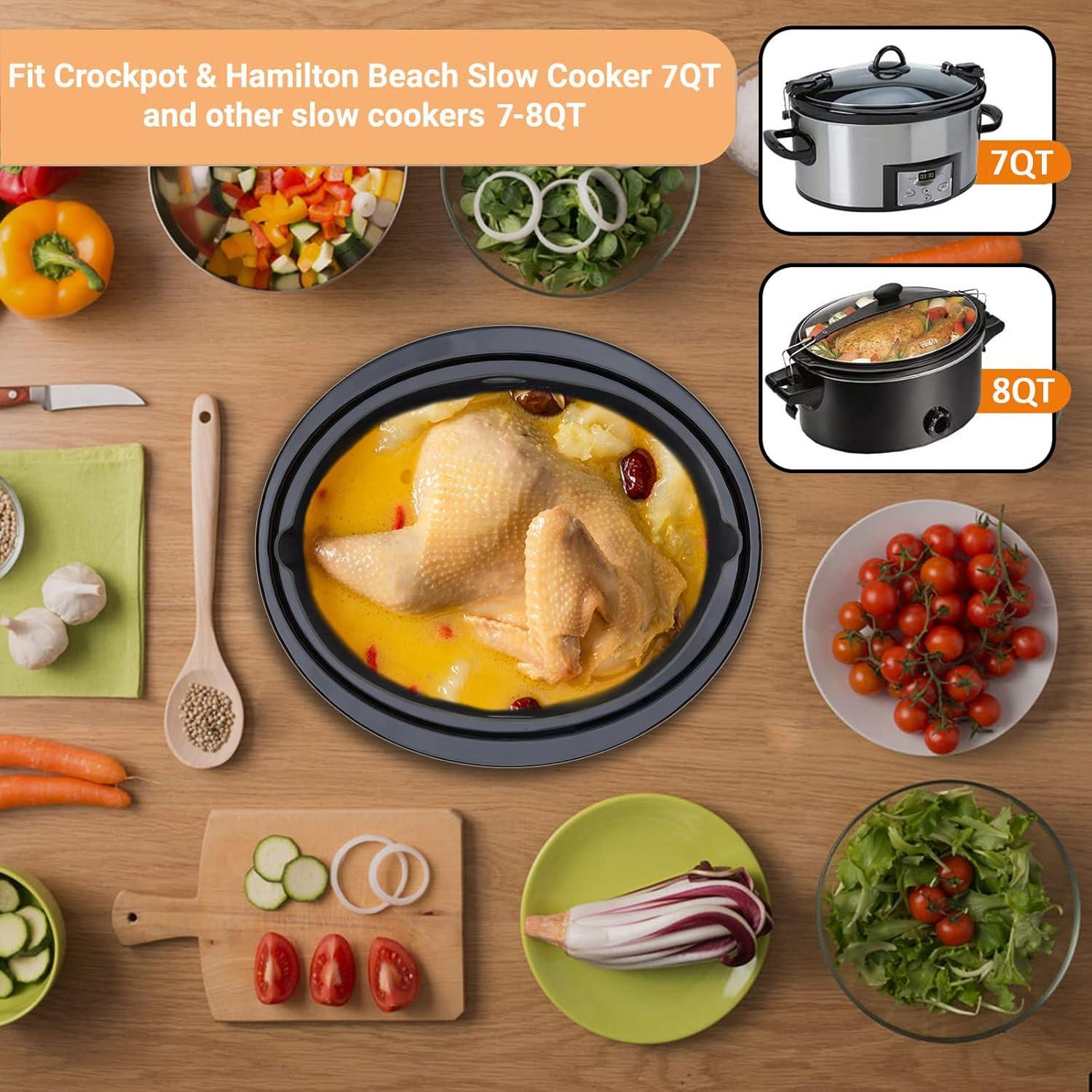 Forros de Silicona Reutilizables Horuhue para Ollas 7-8QT