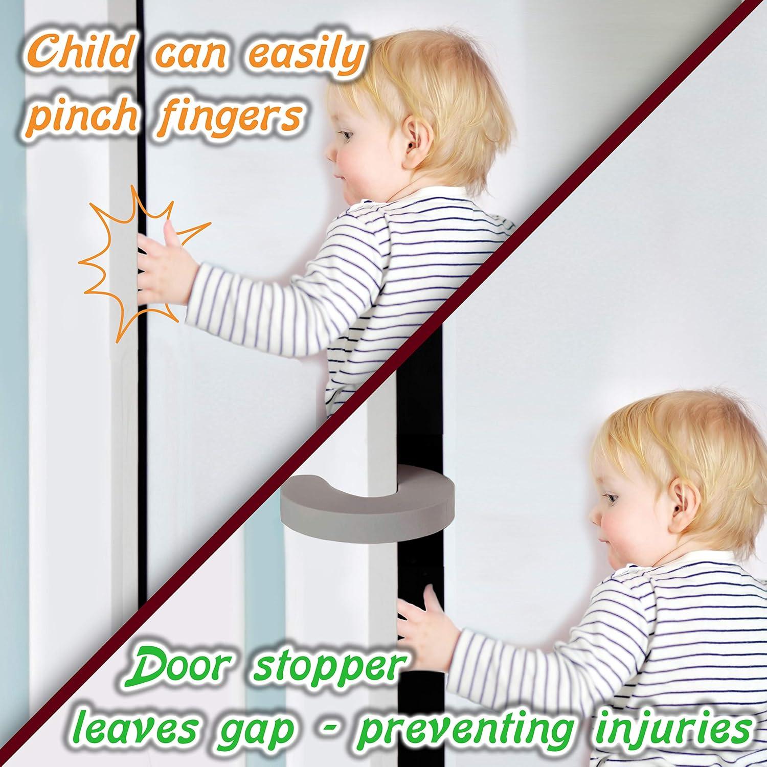 Paquete de 8 Protectores de Puerta Driddle - Seguridad Infantil
