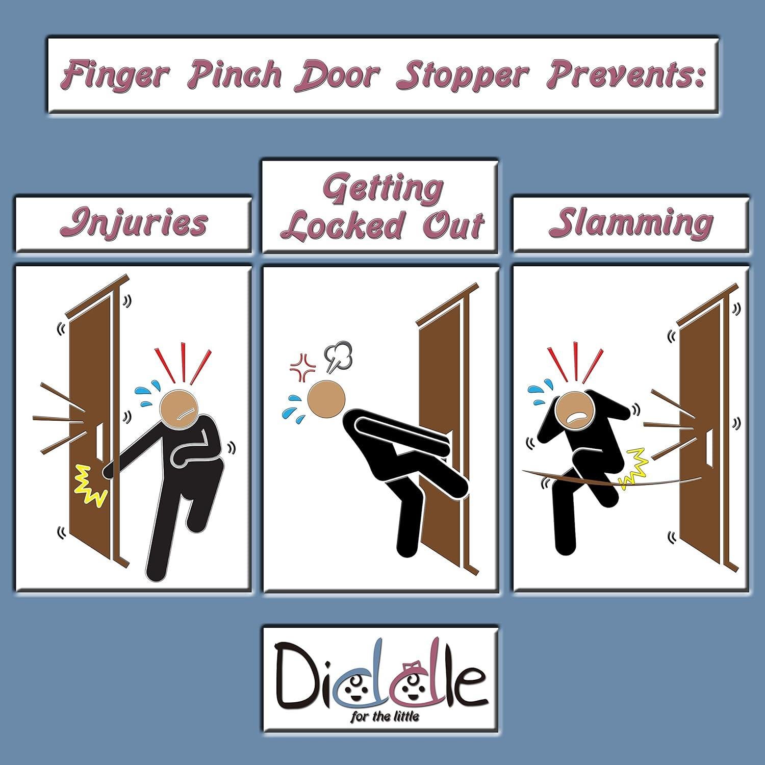 Paquete de 8 Protectores de Puerta Driddle - Seguridad Infantil