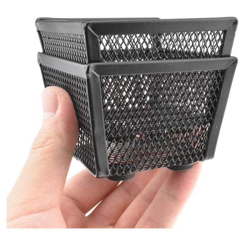 Soporte de Clips de Papel HAHIYO Negro 2 Piezas 7.6x7.6x5.6 cm