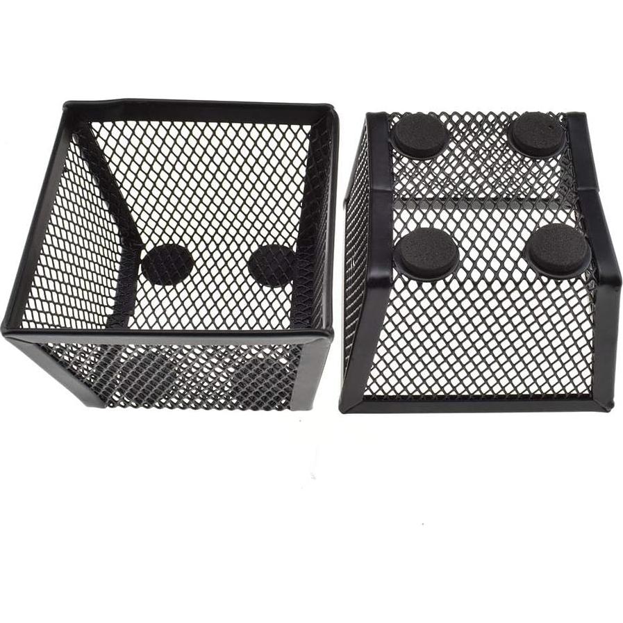 Soporte de Clips de Papel HAHIYO Negro 2 Piezas 7.6x7.6x5.6 cm