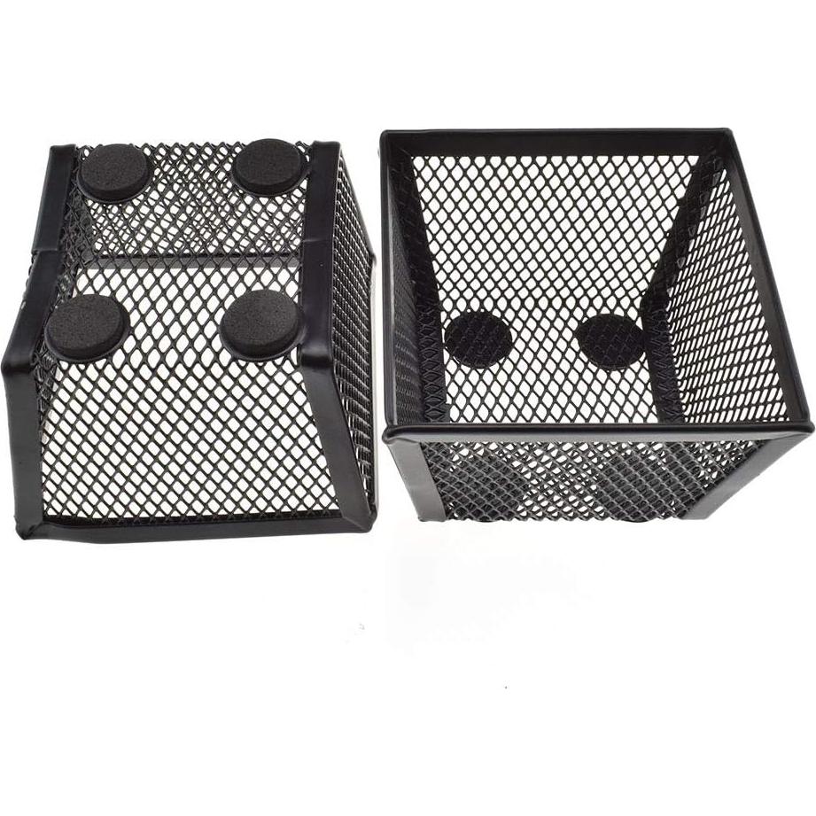 Soporte de Clips de Papel HAHIYO Negro 2 Piezas 7.6x7.6x5.6 cm