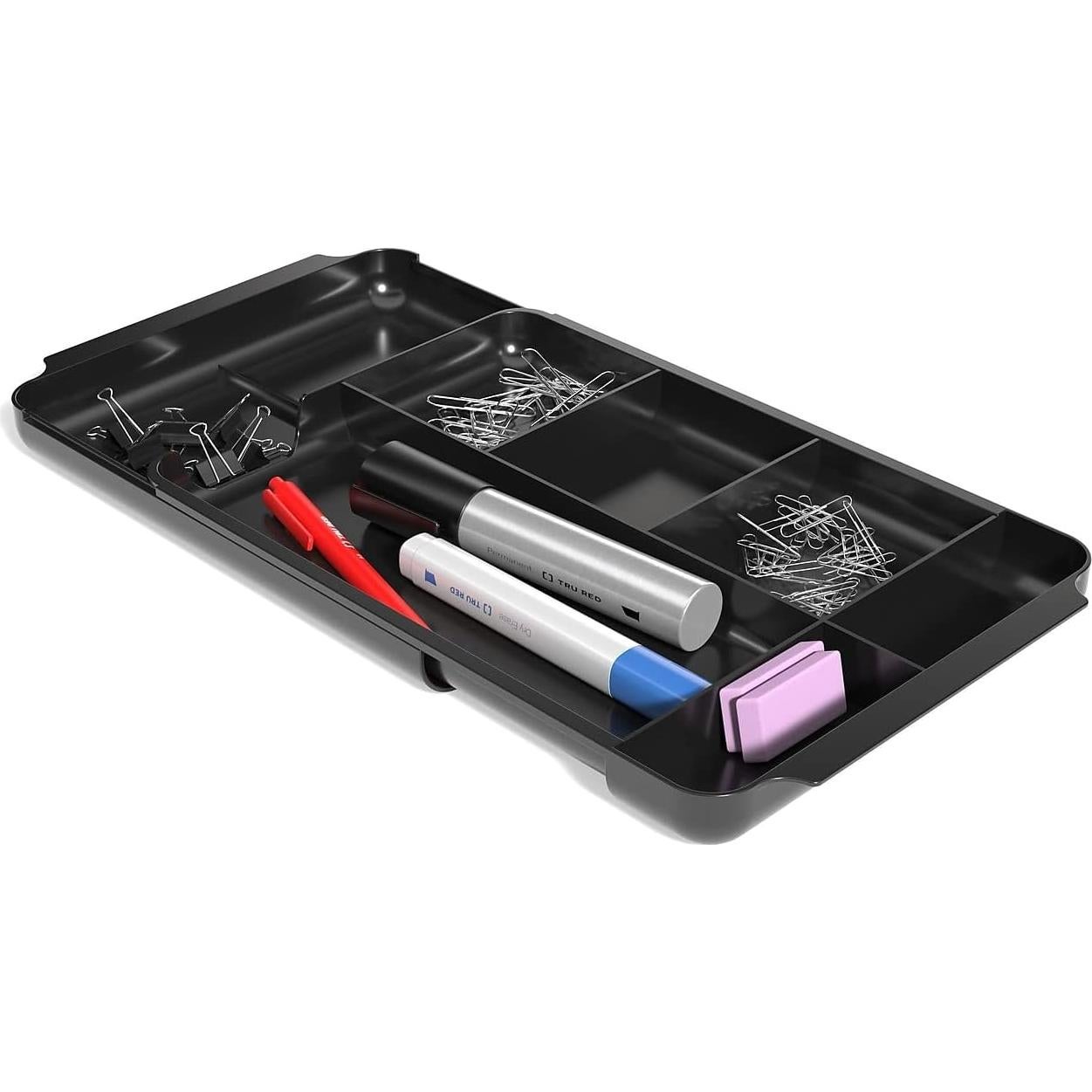 Organizador de Cajones Expandible TRU RED Negro 7 Compartimentos
