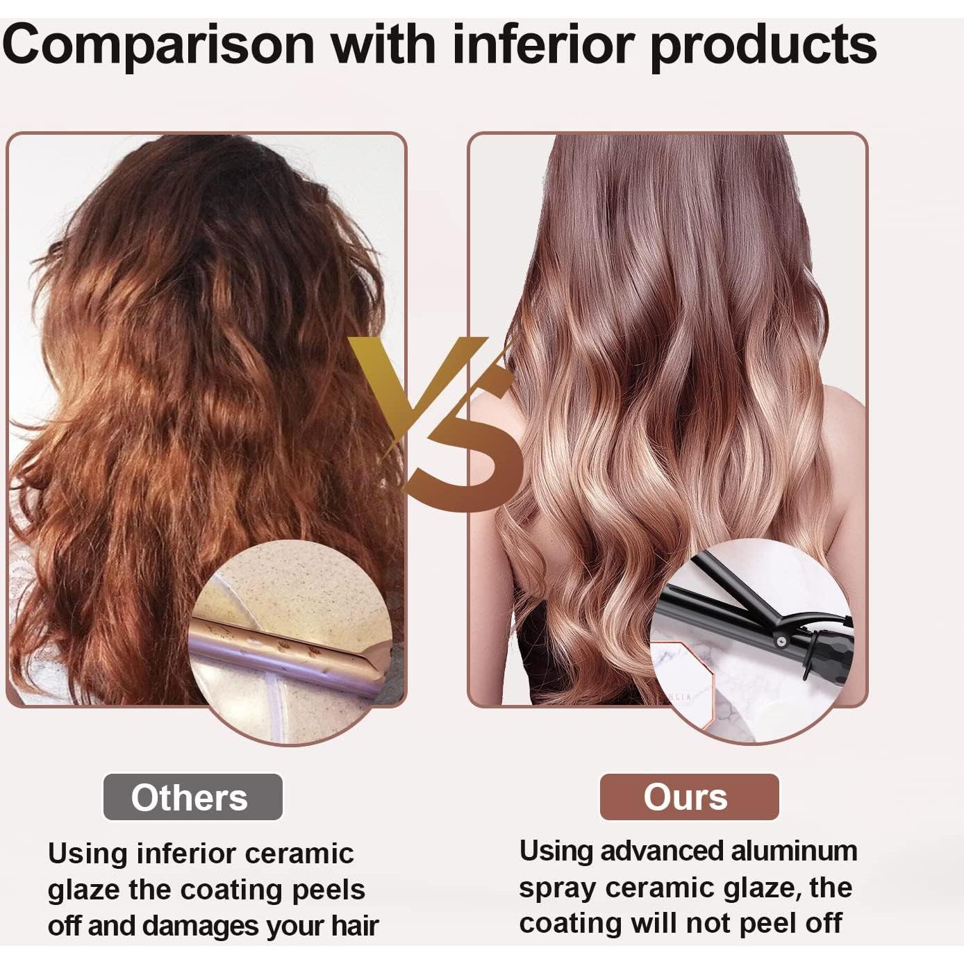 Rizador de Cabello LURA 1 Pulgada Cerámica 160/210°C