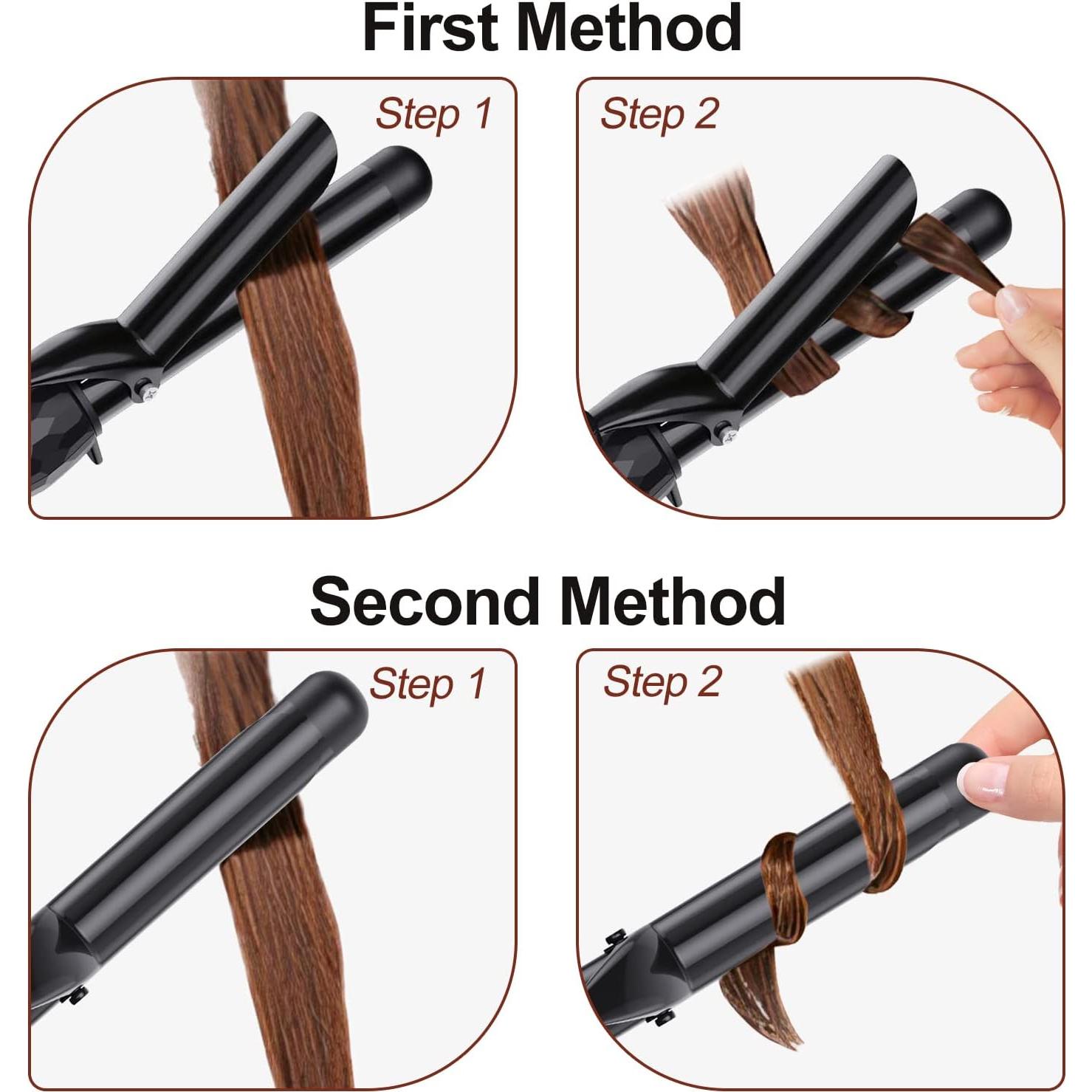 Rizador de Cabello LURA 1 Pulgada Cerámica 160/210°C