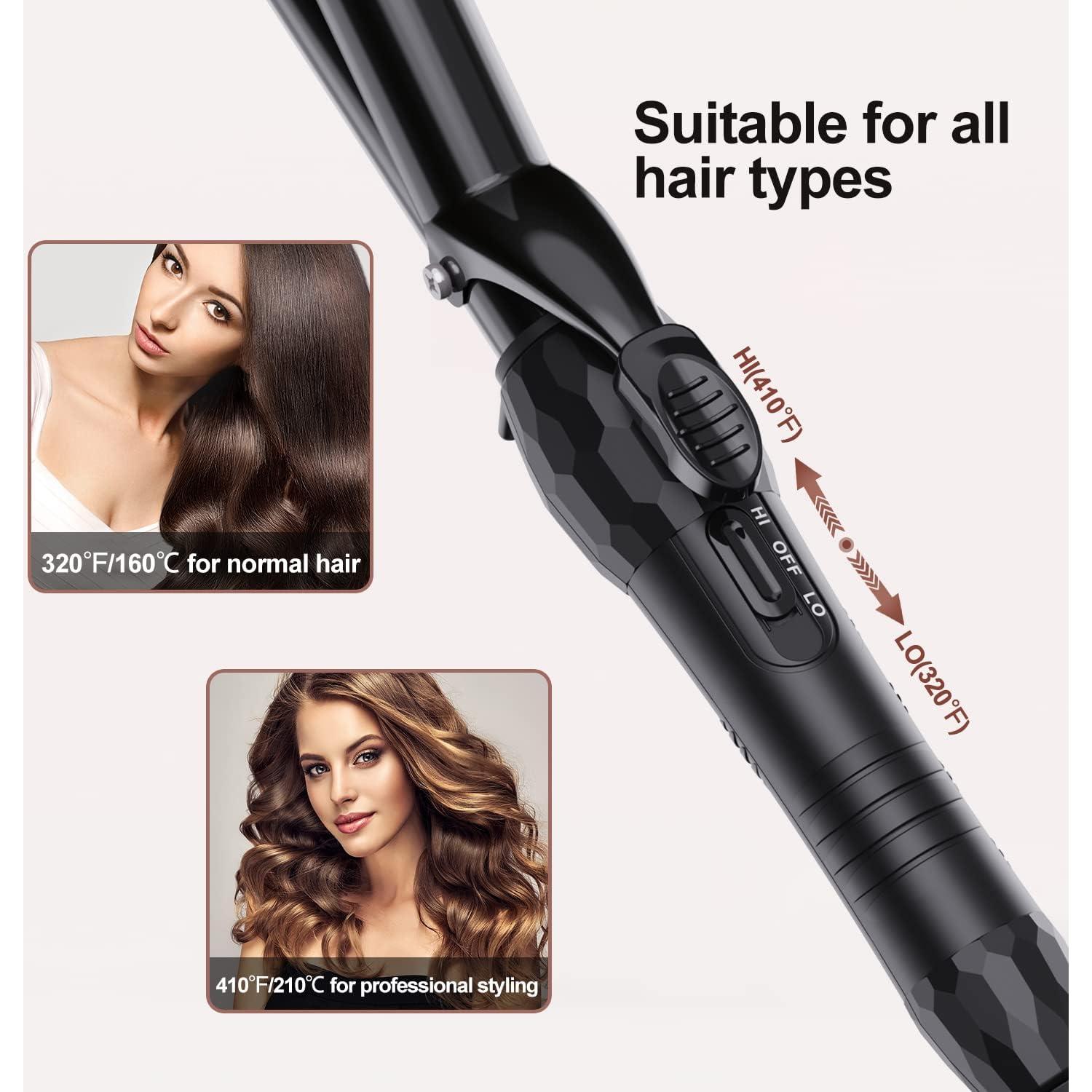 Rizador de Cabello LURA 1 Pulgada Cerámica 160/210°C